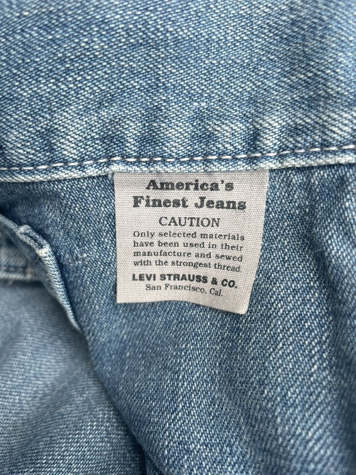 Levi's Vintage 1995 Levis Us Army Denim Pant Size US 31 - 12 Thumbnail