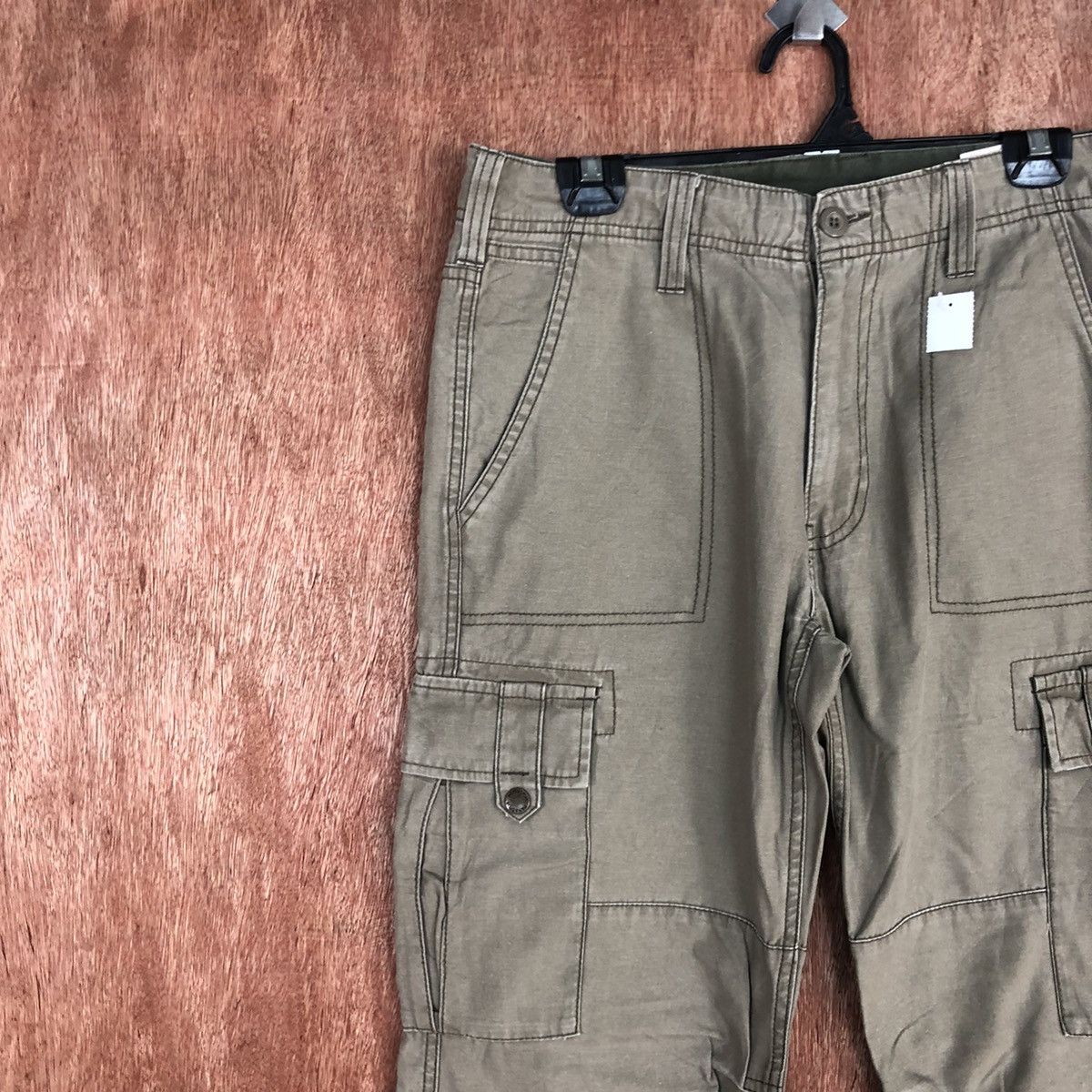 Japanese Brand DLL Panaspur Brown utility Multipocket Cargo Pants #2333 Size US 30 / EU 46 - 6 Thumbnail
