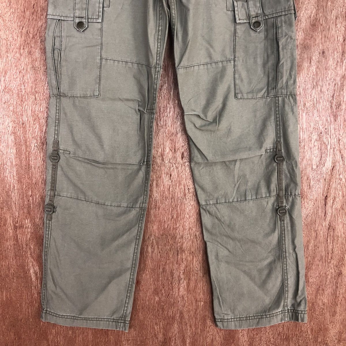 Japanese Brand DLL Panaspur Brown utility Multipocket Cargo Pants #2333 Size US 30 / EU 46 - 3 Thumbnail