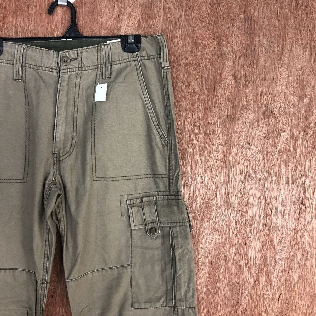 Japanese Brand DLL Panaspur Brown utility Multipocket Cargo Pants #2333 Size US 30 / EU 46 - 5 Thumbnail