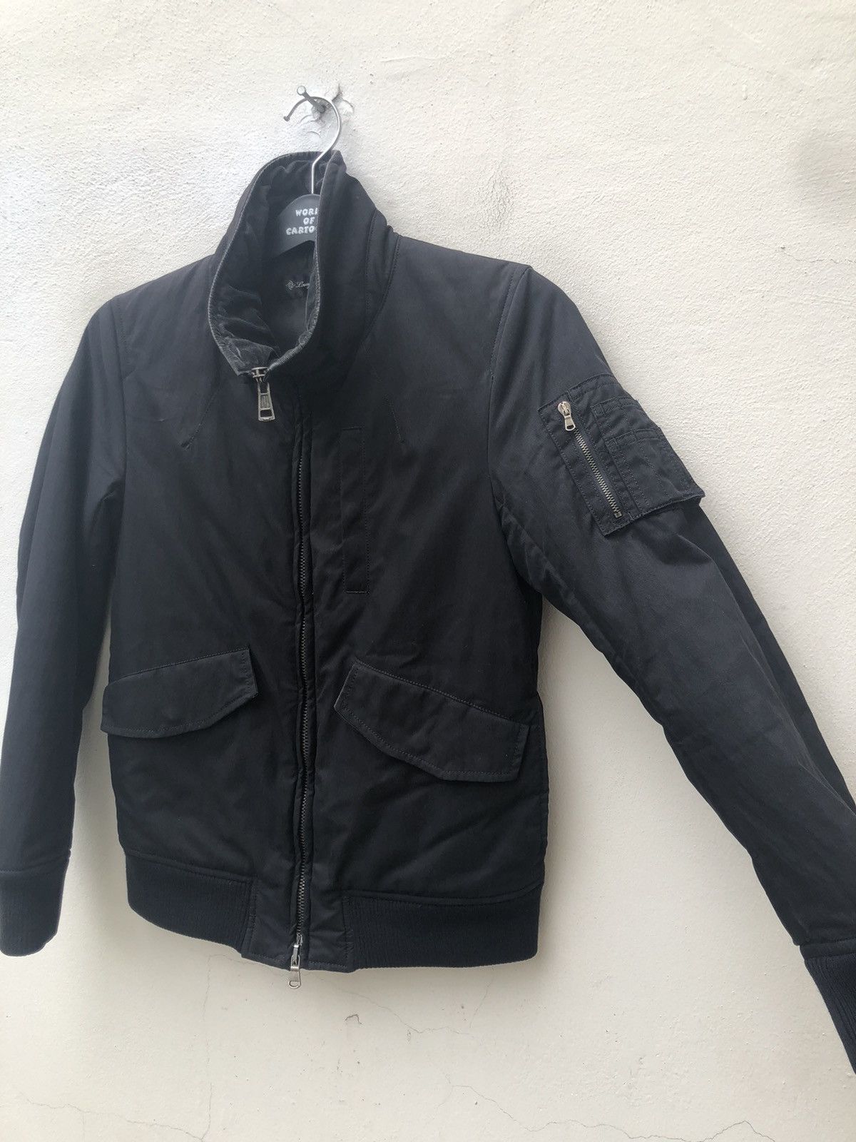 Lounge Lizard Lounge Lizard Made in Japan Black Bomber Jacket Size US XS / EU 42 / 0 - 5 Thumbnail