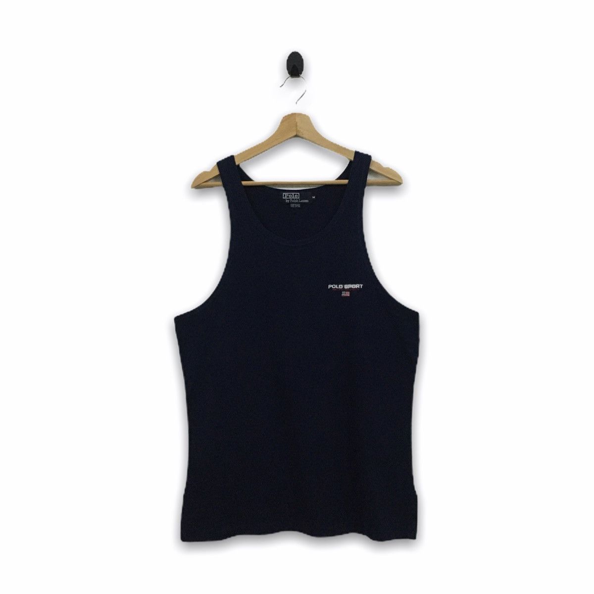 Polo Ralph Lauren × Vintage Vintage Polo Sport Ralph Lauren Embroidery Logo Singlet Size US M / EU 48-50 / 2 - 1 Thumbnail