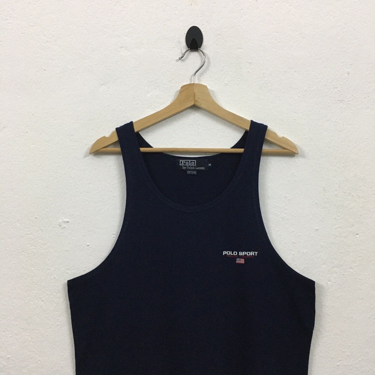 Polo Ralph Lauren × Vintage Vintage Polo Sport Ralph Lauren Embroidery Logo Singlet Size US M / EU 48-50 / 2 - 4 Thumbnail