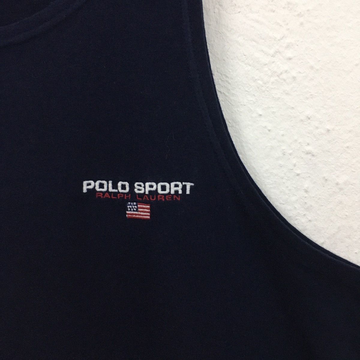 Polo Ralph Lauren × Vintage Vintage Polo Sport Ralph Lauren Embroidery Logo Singlet Size US M / EU 48-50 / 2 - 5 Thumbnail
