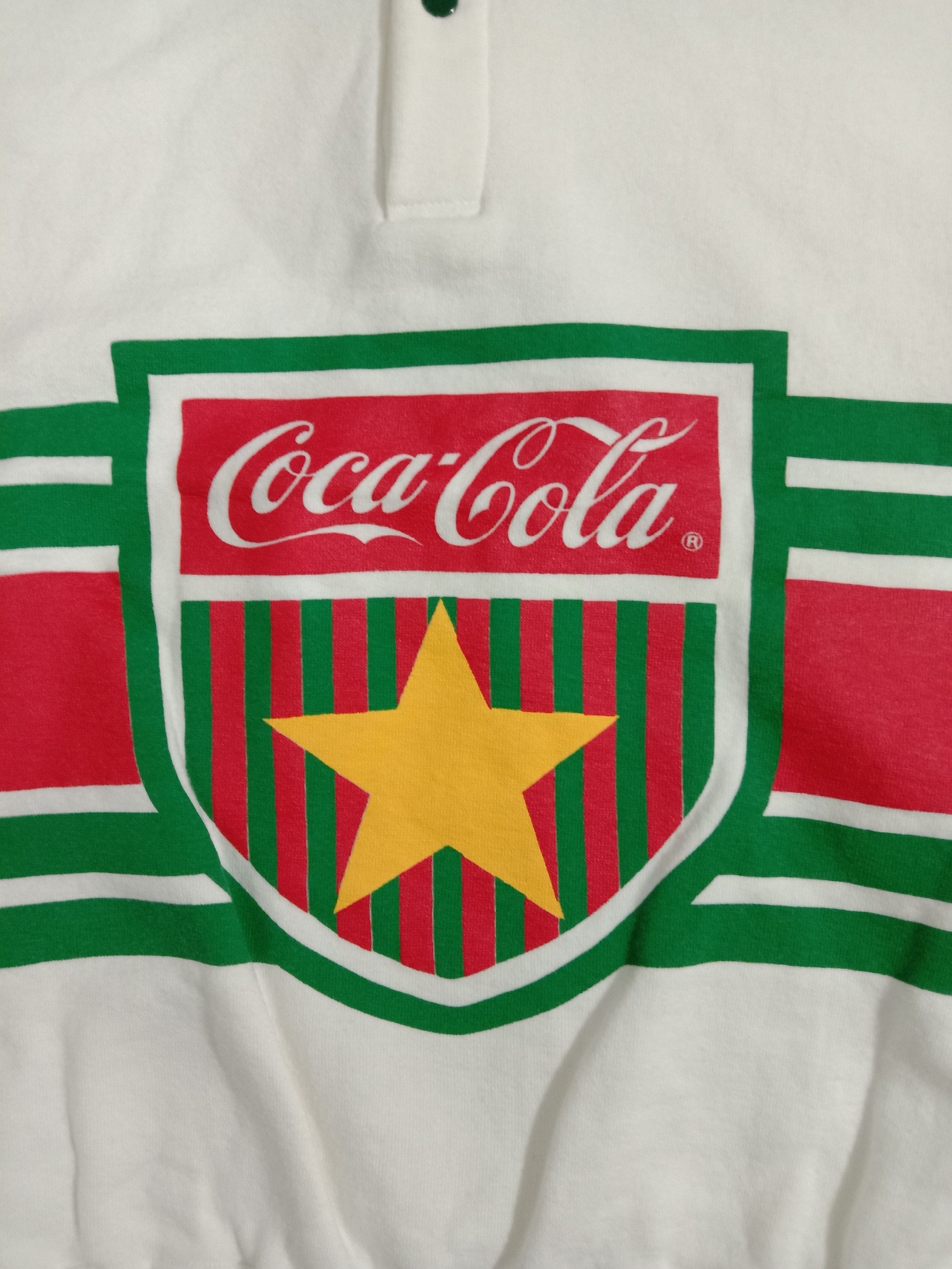 Coca Cola Vintage Coca Cola Sweatshirt Polo Rugby Varsity Size US S / EU 44-46 / 1 - 2 Thumbnail