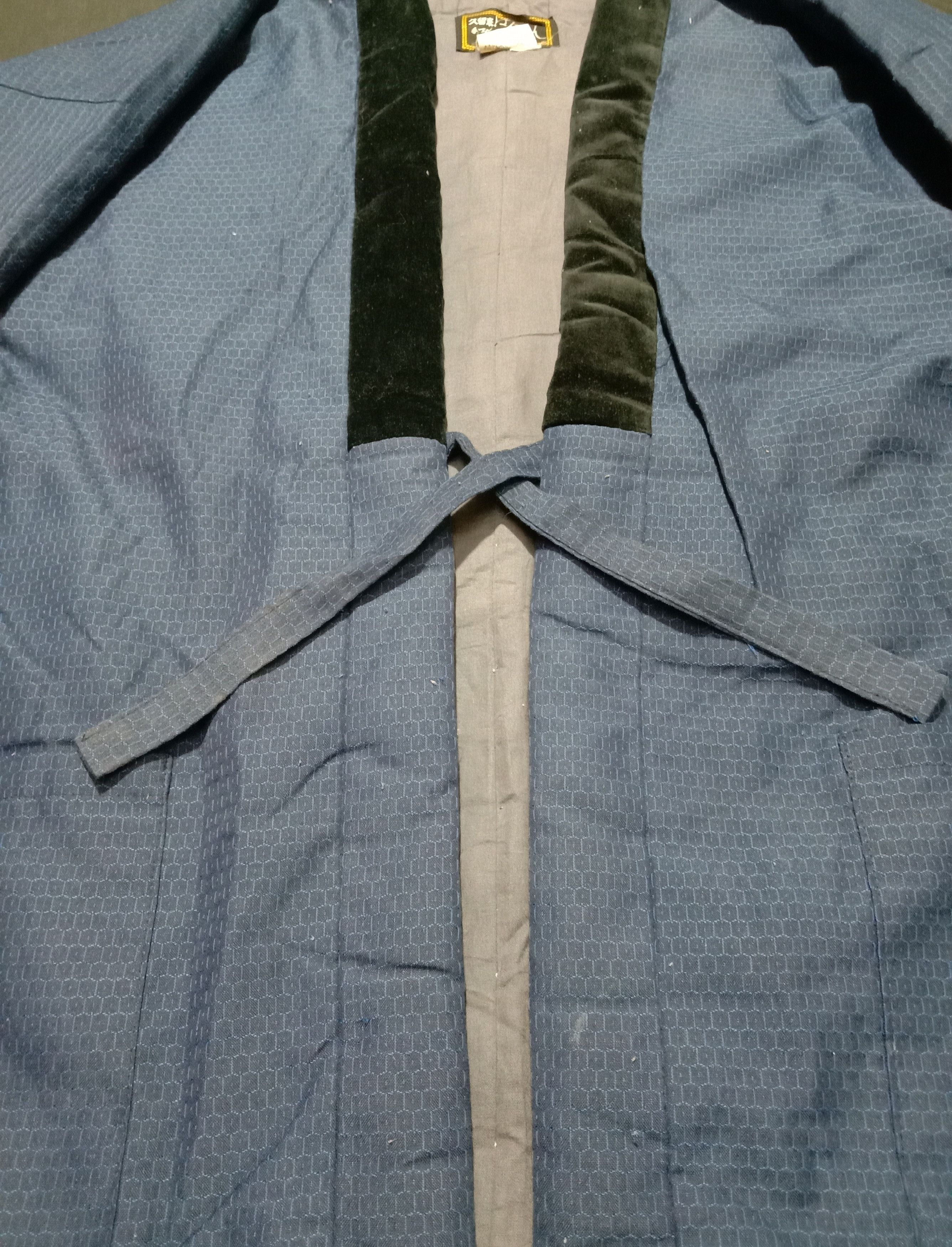 Japanese Brand Kimono Hanten Padded Haori Noragi Cardigan Happi Jacket Size US L / EU 52-54 / 3 - 5 Thumbnail