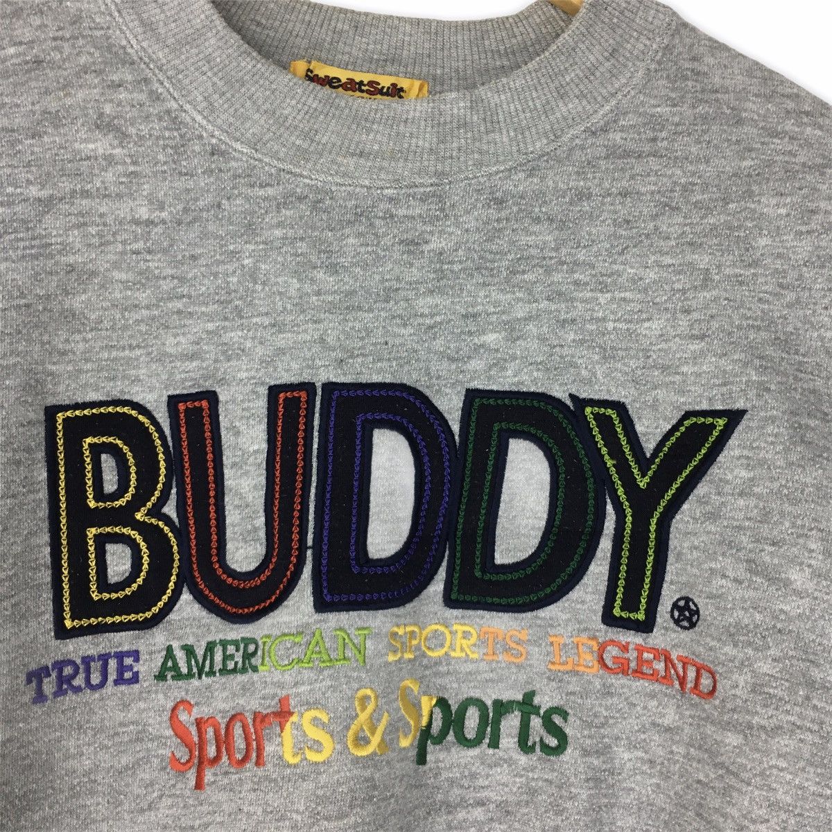 Vintage Vintage design Buddy Sports and Sports sweatshirt jumper Size US L / EU 52-54 / 3 - 2 Thumbnail