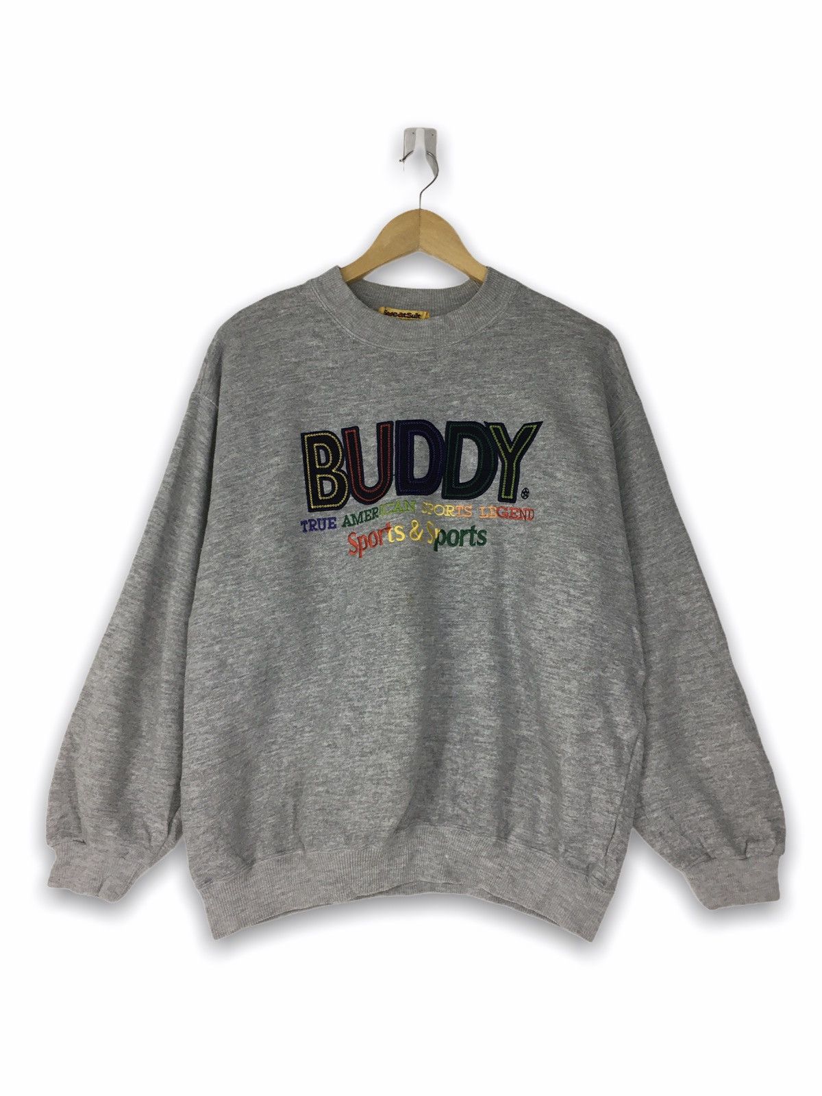 Vintage design Buddy Sports and Sports sweatshirt jumper