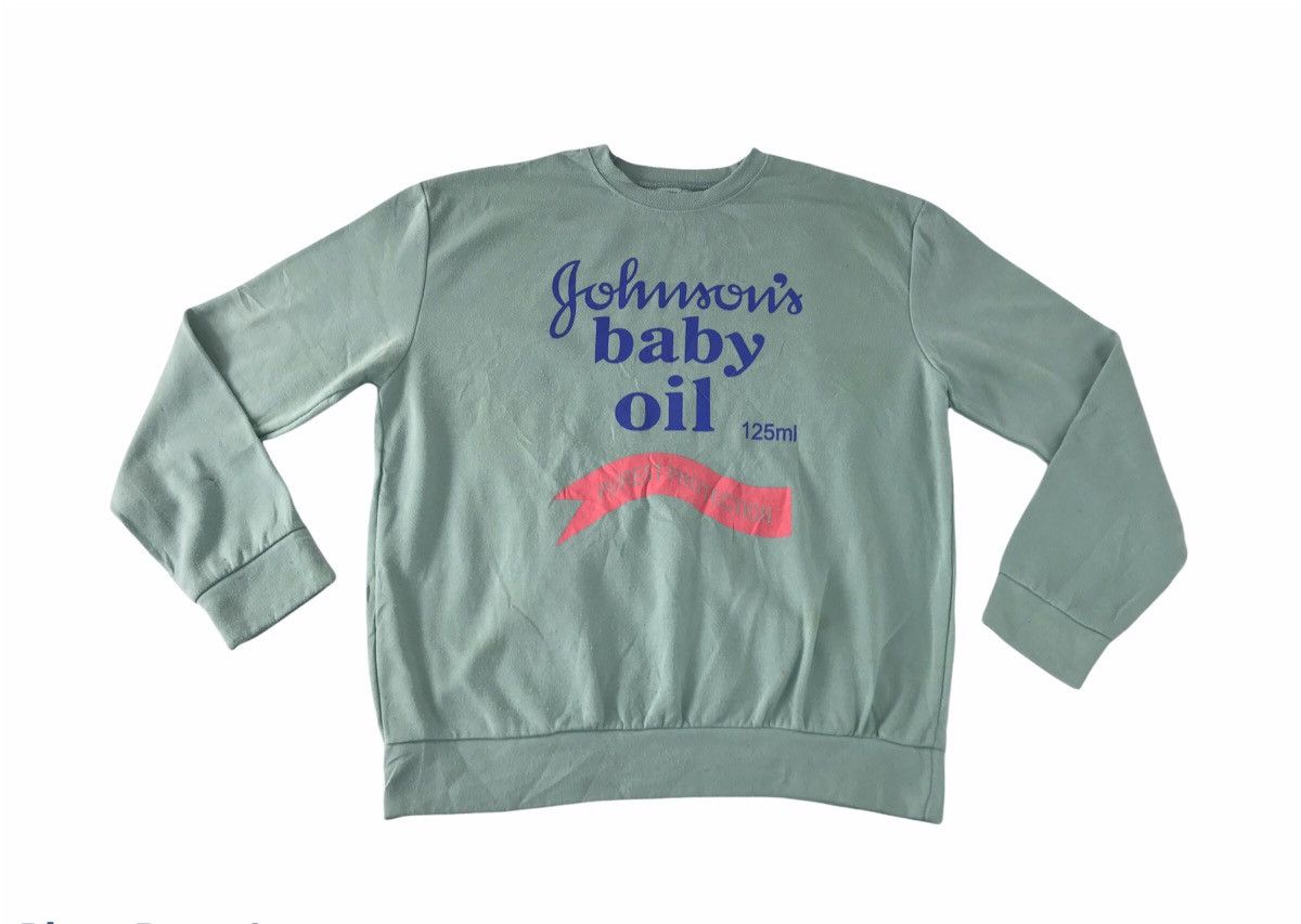 Johnson s Baby Oil Pure Protection Sweatshirt Big Logo Tops