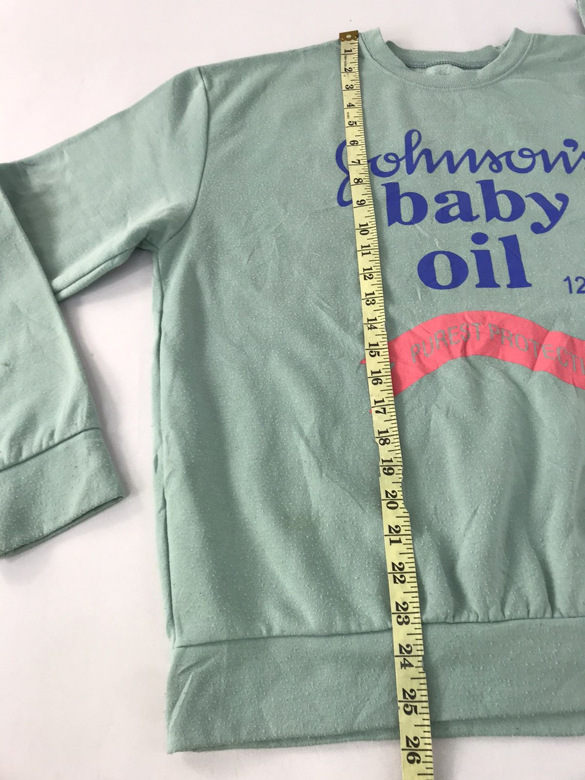 Japanese Brand Johnson's Baby Oil Pure Protection Sweatshirt Big Logo Size US L / EU 52-54 / 3 - 5 Thumbnail