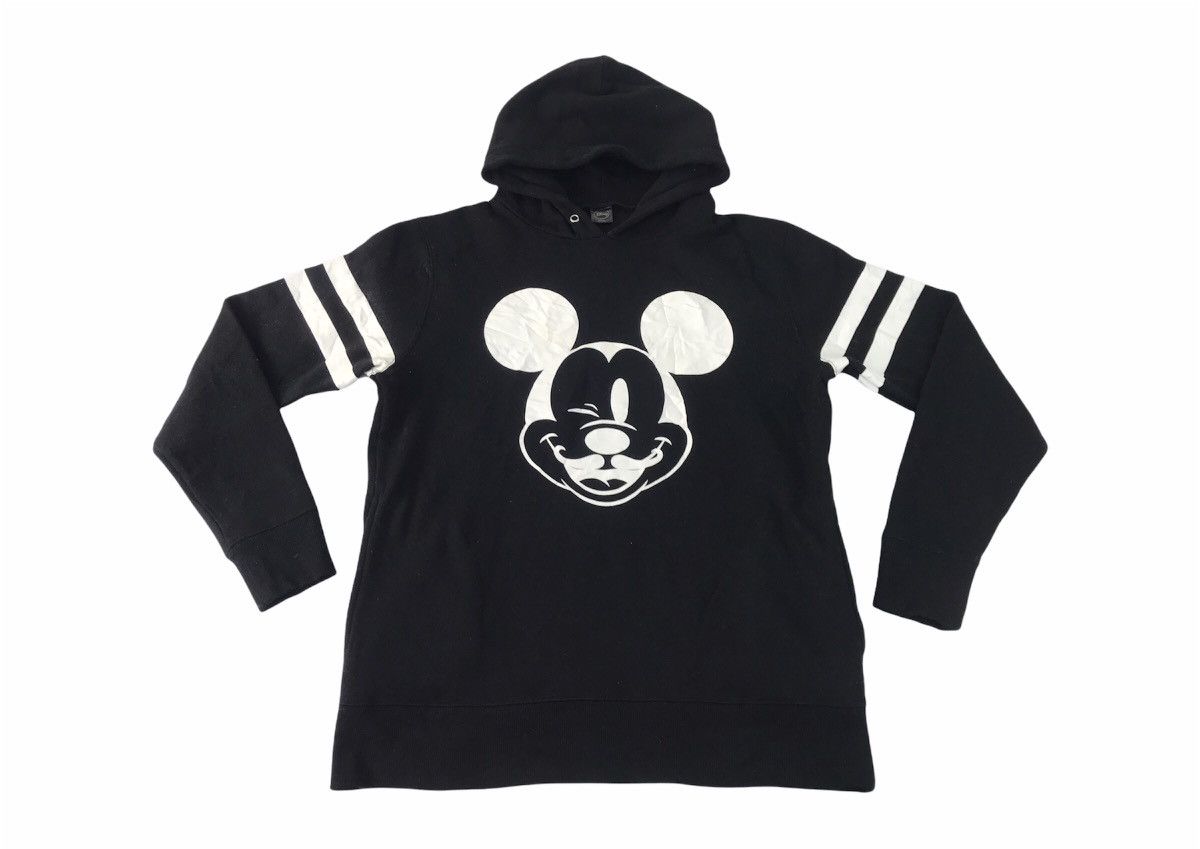 Disney Y2k Disney Mickey Mouse Hoodies Pull Over Big Face Striped Size US M / EU 48-50 / 2 - 1 Thumbnail