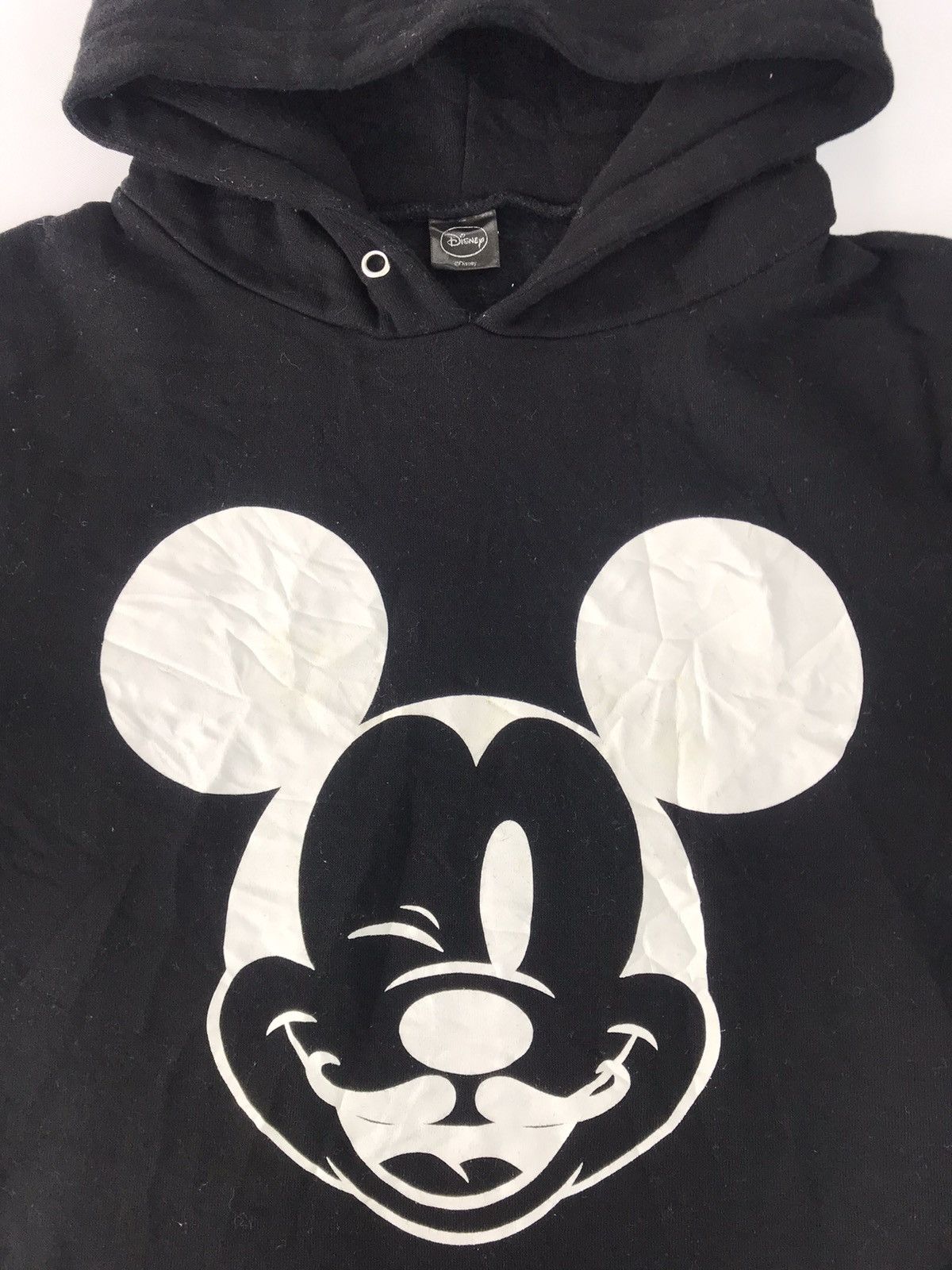 Disney Y2k Disney Mickey Mouse Hoodies Pull Over Big Face Striped Size US M / EU 48-50 / 2 - 3 Thumbnail