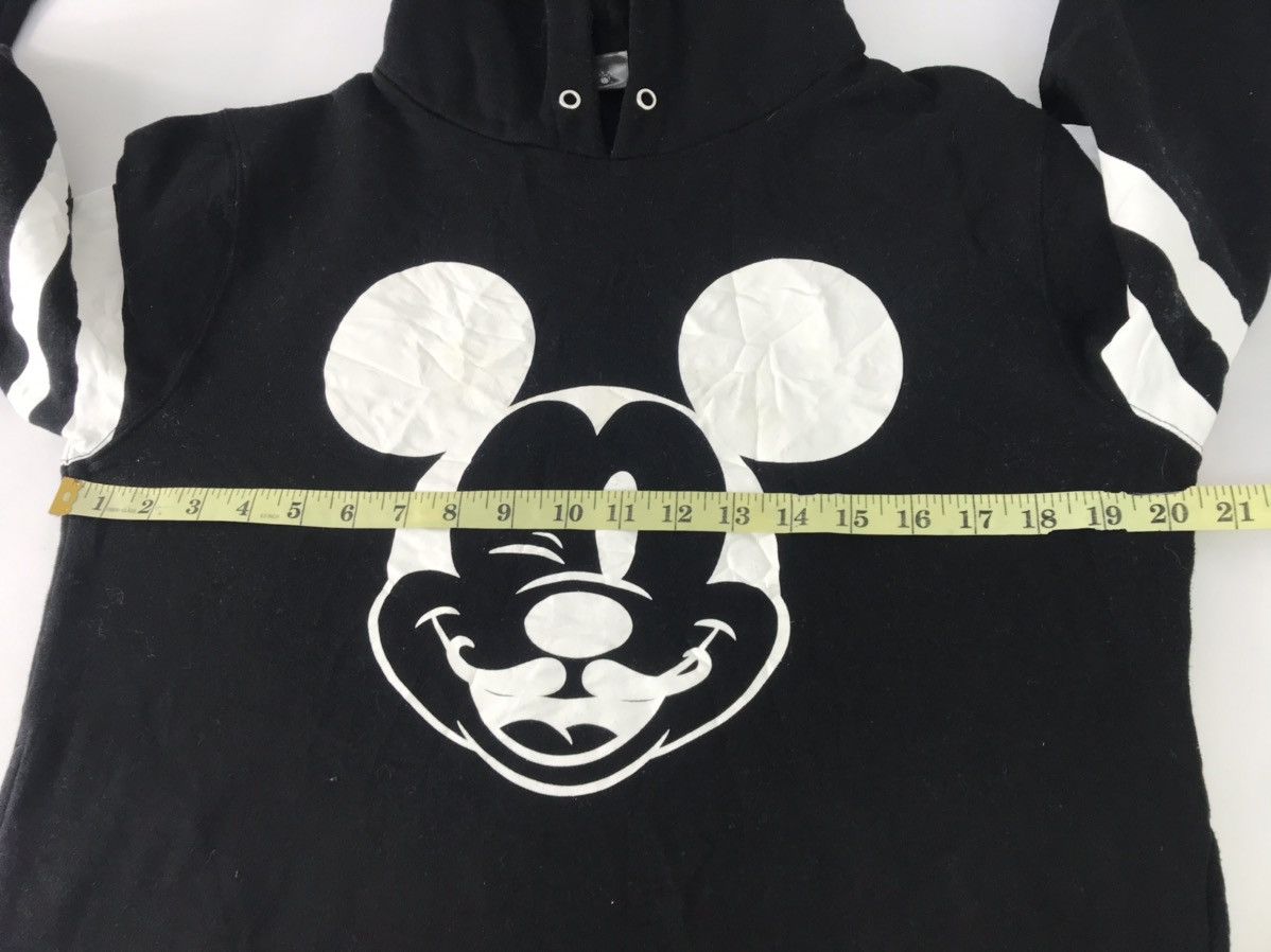 Disney Y2k Disney Mickey Mouse Hoodies Pull Over Big Face Striped Size US M / EU 48-50 / 2 - 8 Thumbnail