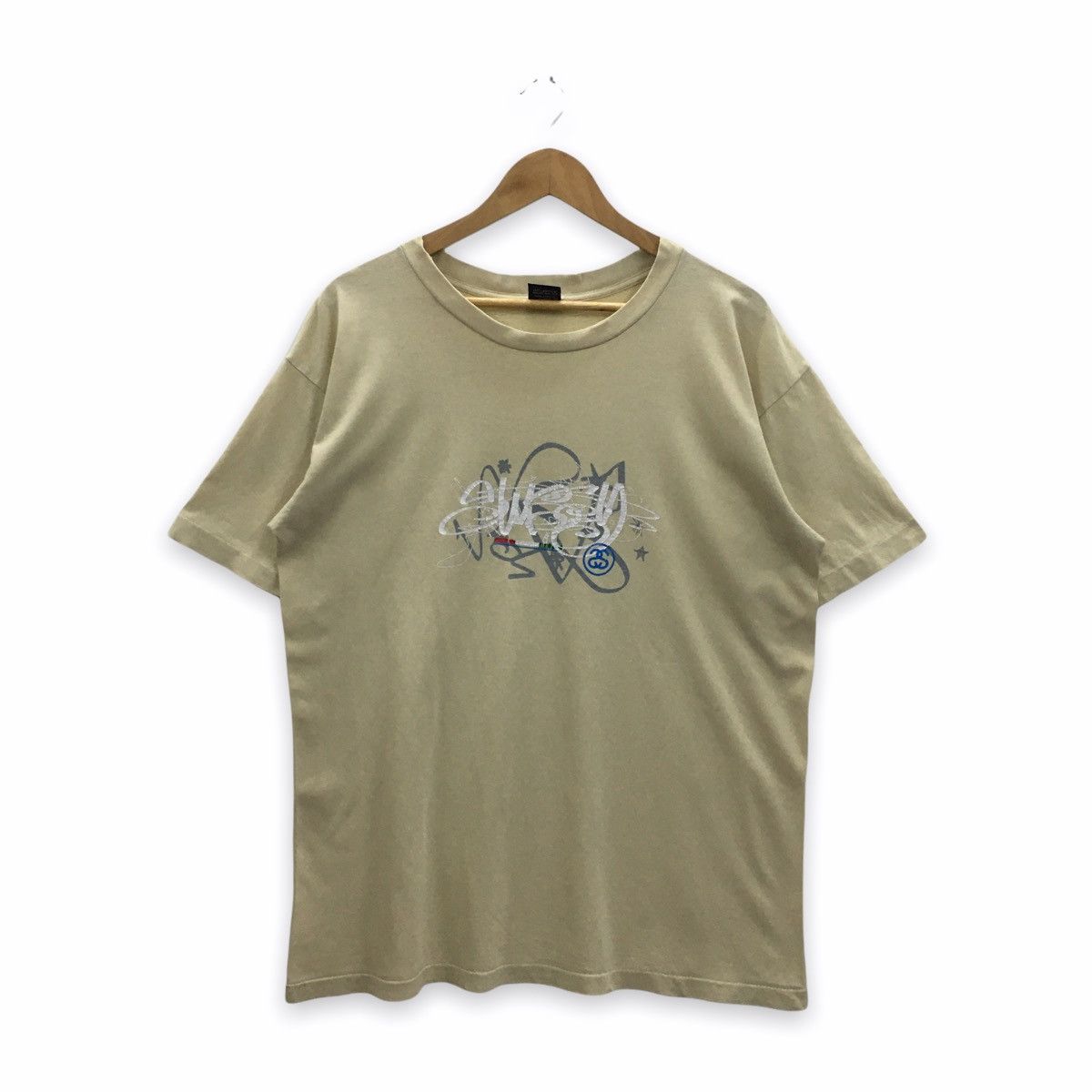 Stussy × Vintage Rare Vintage Stussy Distressed Tshirt Size US L / EU 52-54 / 3 - 1 Thumbnail