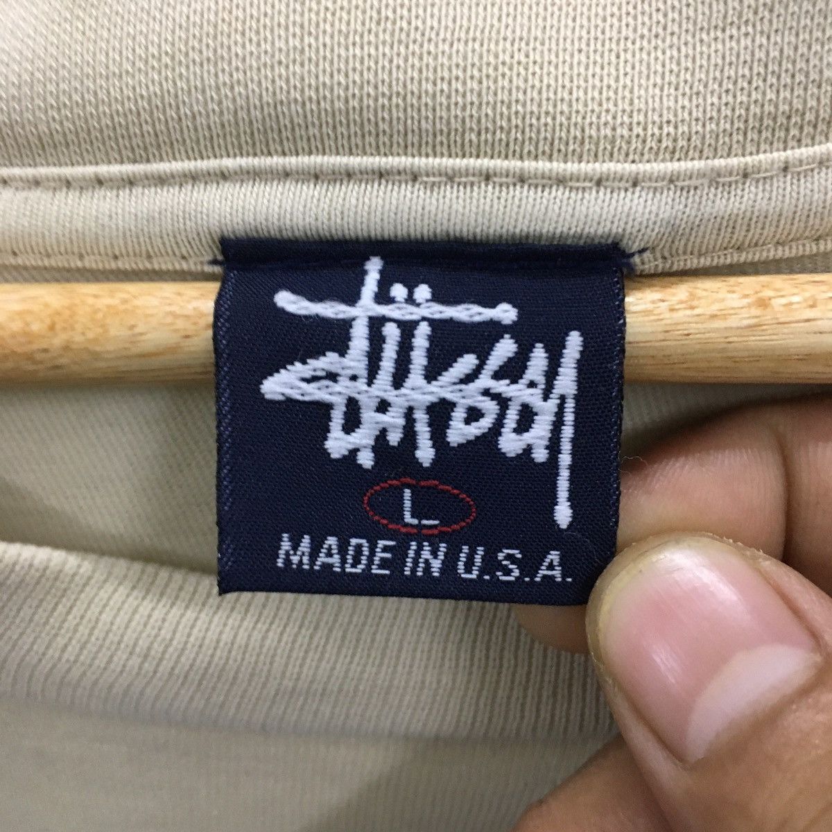 Stussy × Vintage Rare Vintage Stussy Distressed Tshirt Size US L / EU 52-54 / 3 - 2 Thumbnail