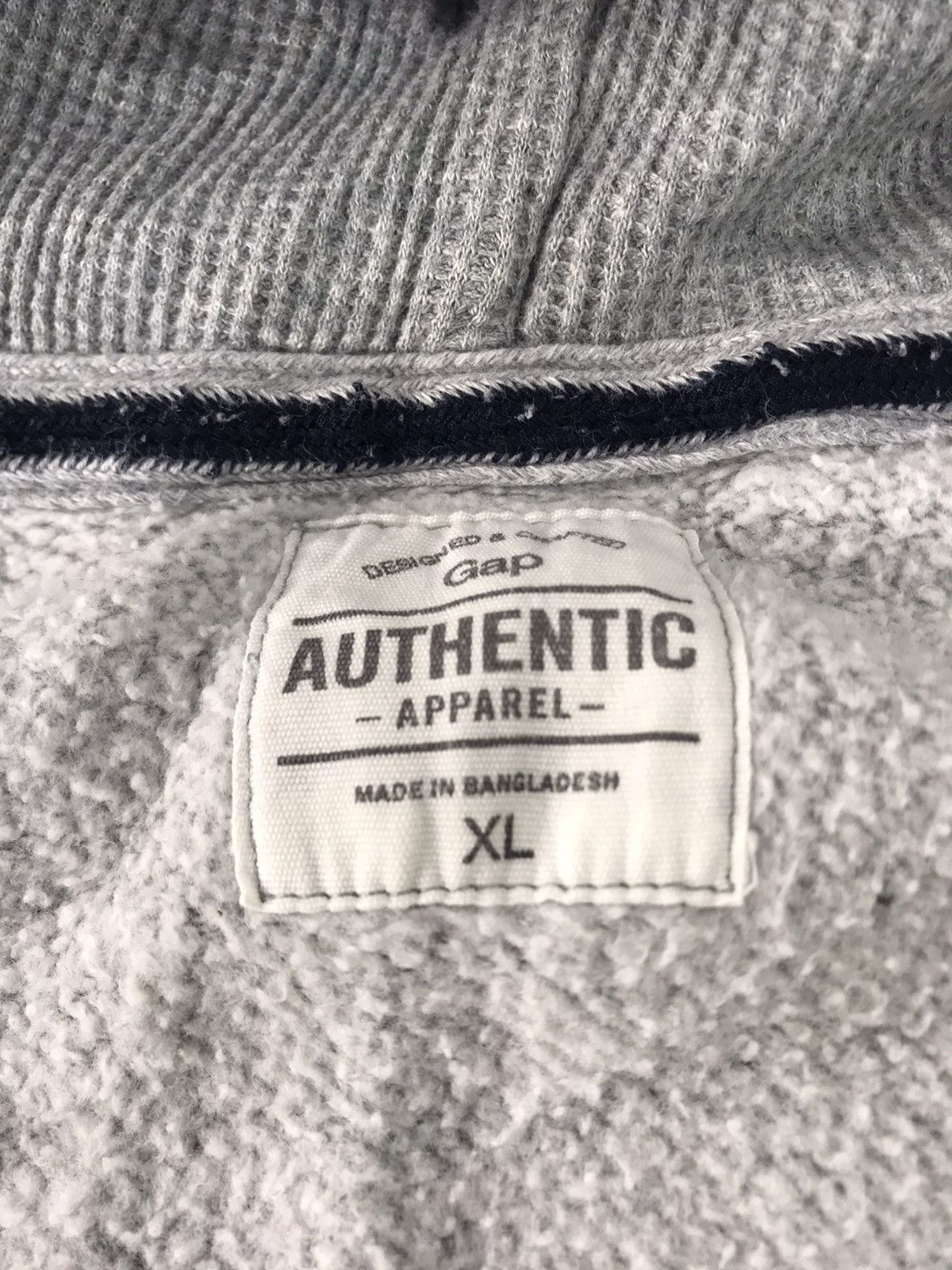 Gap GAP Authentic Hoodies Full Zip Spell Out Design Size US XL / EU 56 / 4 - 2 Thumbnail