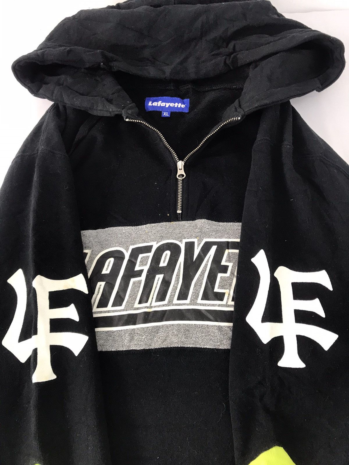 Grailed Lafayette New York Hoodies Half Zip Spell Out Design Size US XL / EU 56 / 4 - 4 Thumbnail