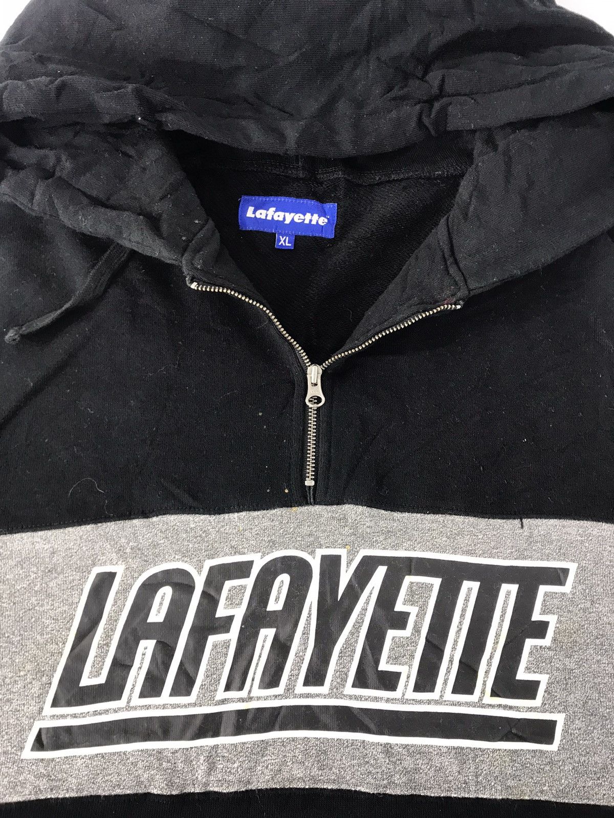 Grailed Lafayette New York Hoodies Half Zip Spell Out Design Size US XL / EU 56 / 4 - 3 Thumbnail