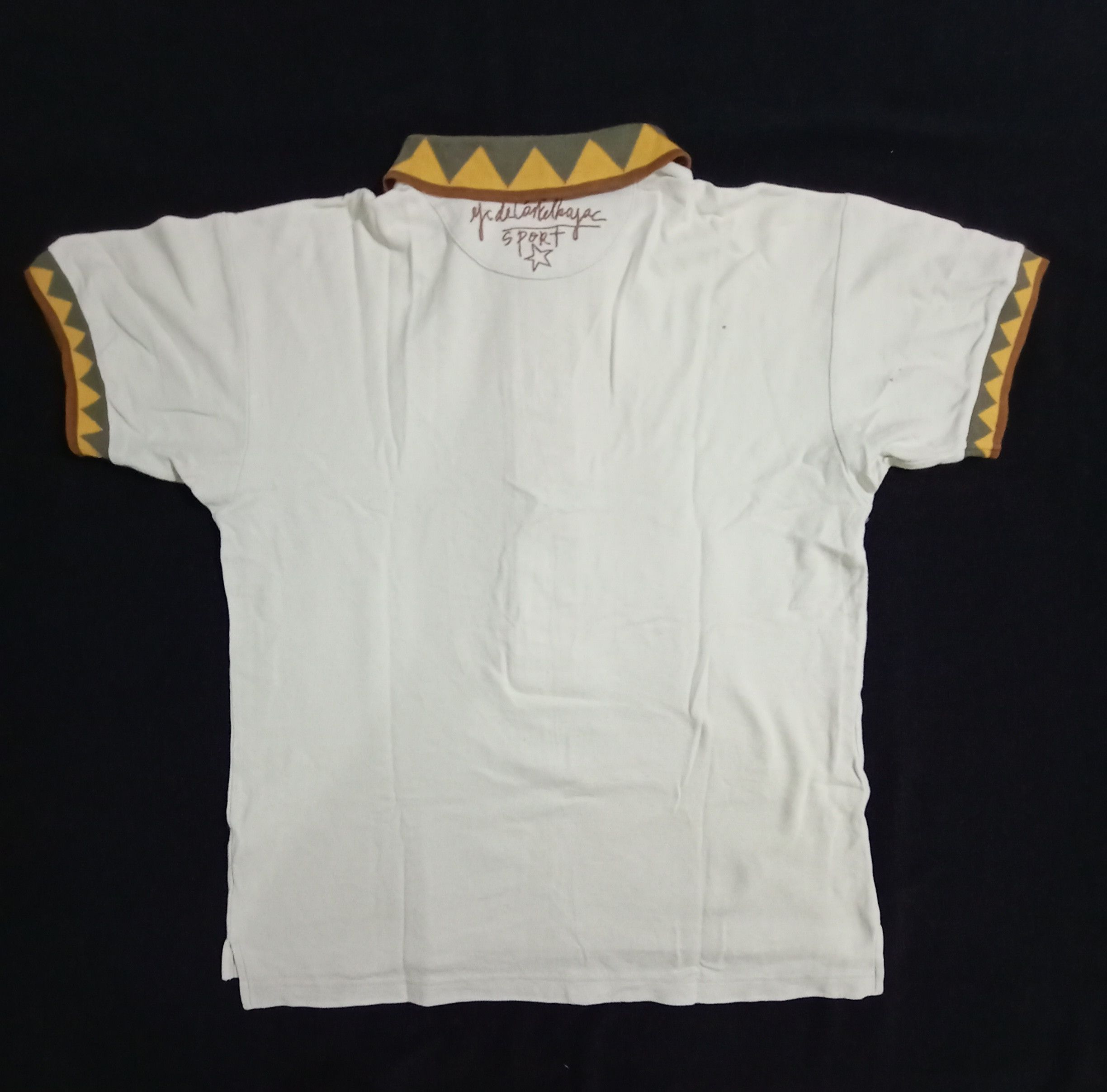 Jean Charles De Castelbajac JC De Castelbajac Sports Polo Shirt Navajo Open Tennis Size M / US 6-8 / IT 42-44 - 2 Thumbnail