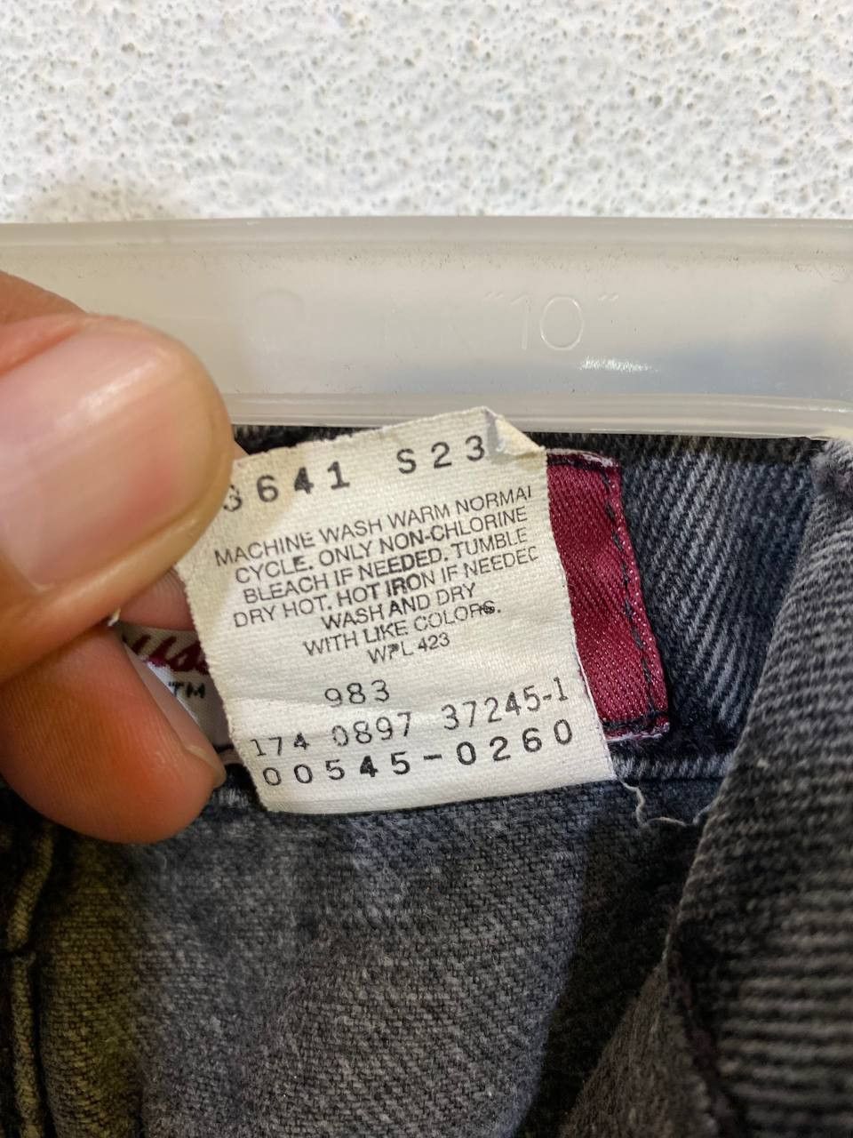 Levi's vintage levis 545 loose fit orange tab denim distressed Size US 42 / EU 58 - 14 Thumbnail