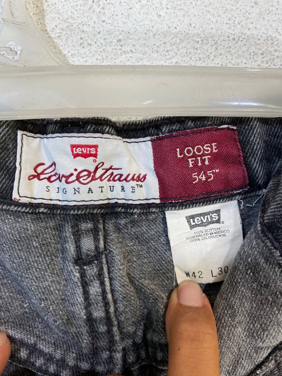 Levi's vintage levis 545 loose fit orange tab denim distressed Size US 42 / EU 58 - 12 Thumbnail