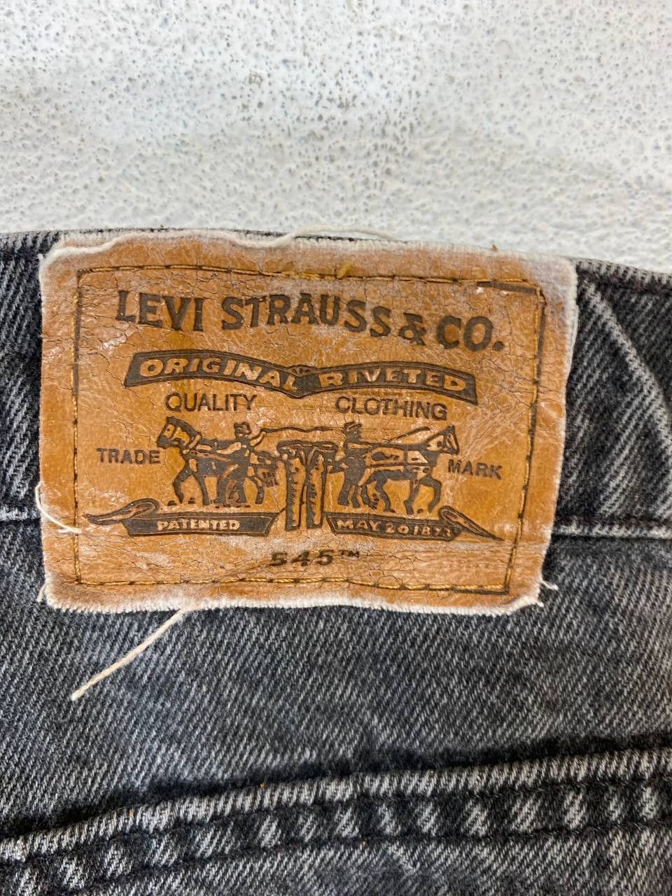 Levi's vintage levis 545 loose fit orange tab denim distressed Size US 42 / EU 58 - 4 Thumbnail