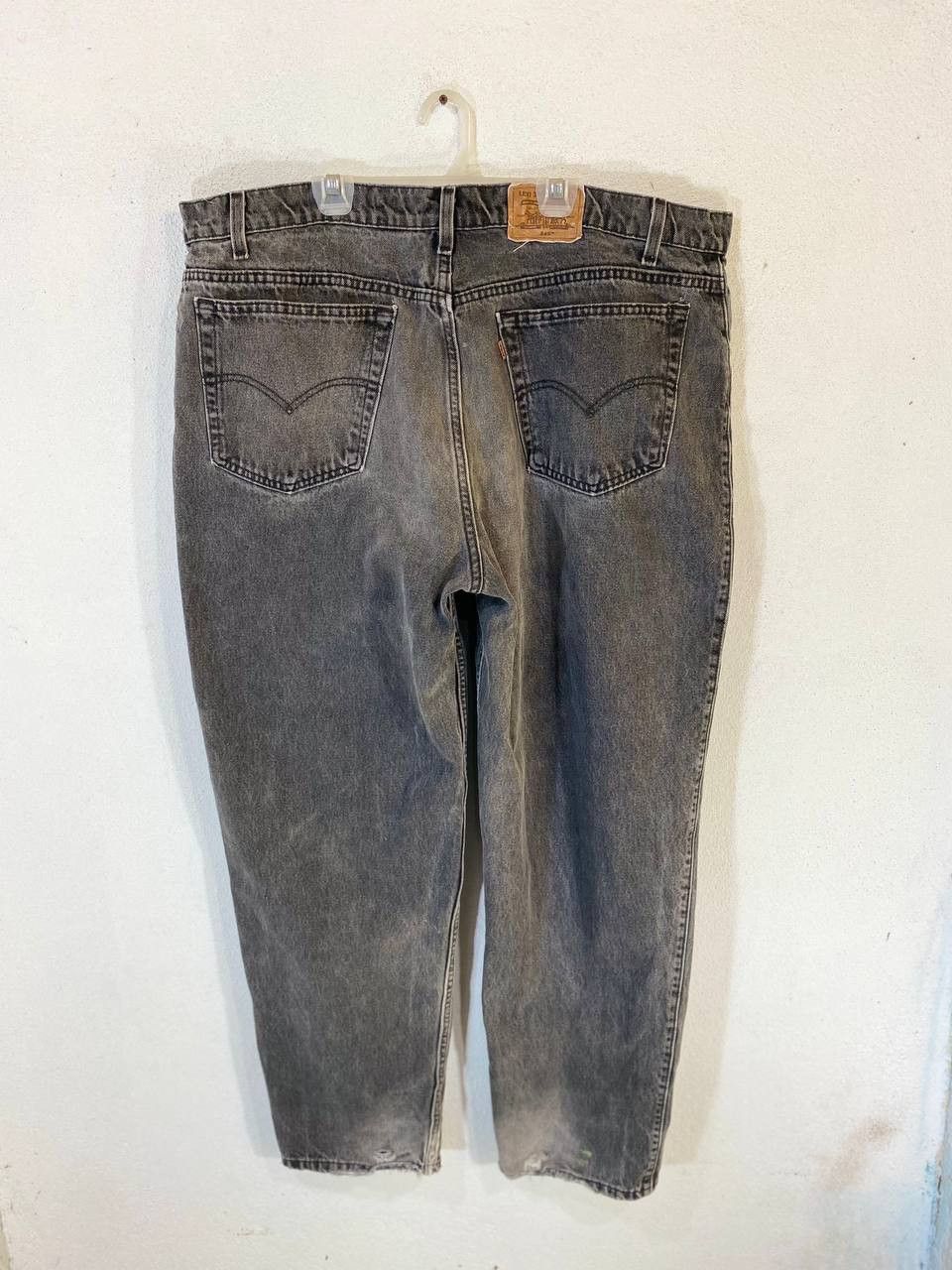 Levi's vintage levis 545 loose fit orange tab denim distressed Size US 42 / EU 58 - 1 Thumbnail