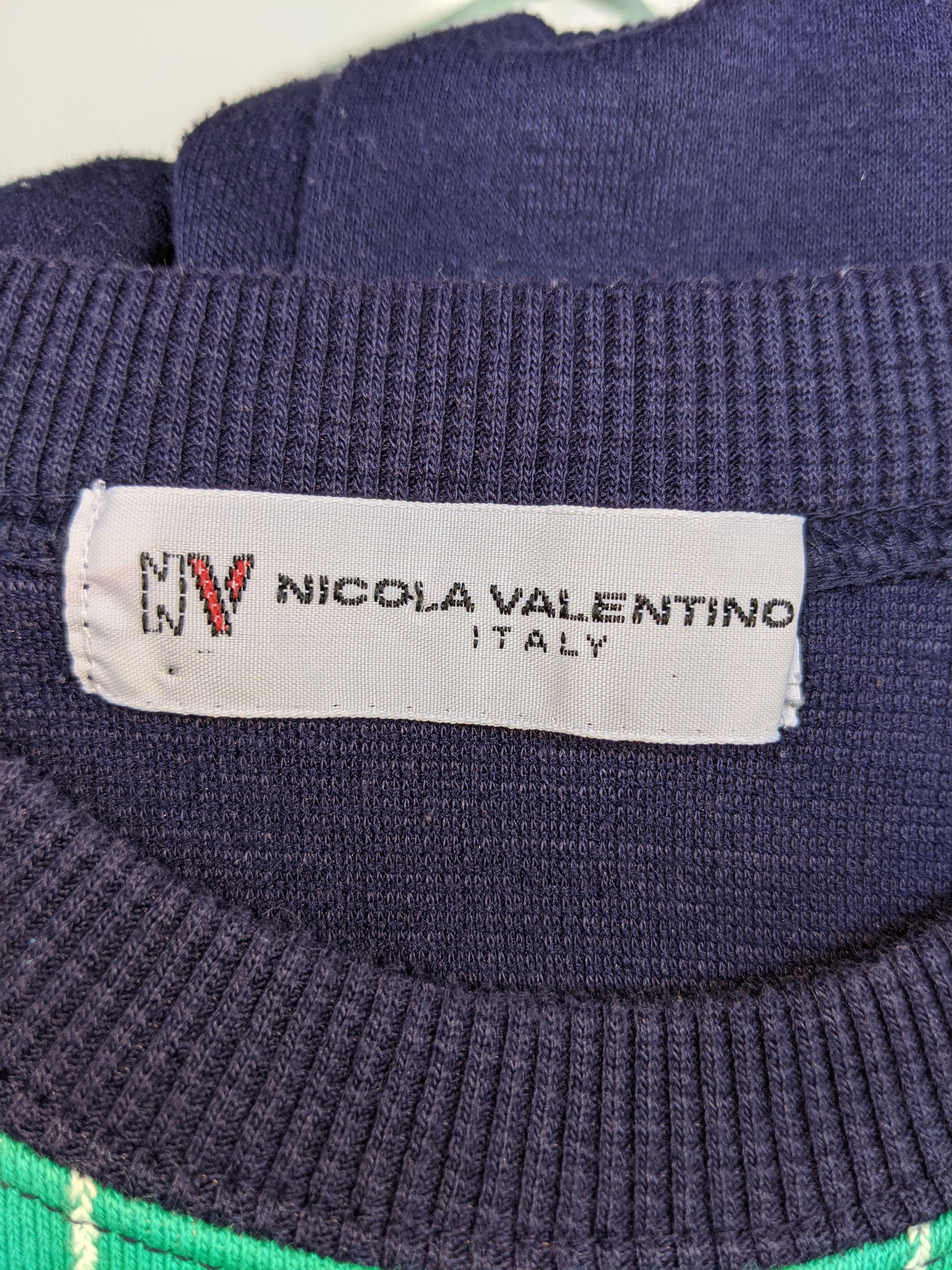 Designer Vintage Nicola Valentino Two Tones Sweatshirt Size US M / EU 48-50 / 2 - 6 Thumbnail