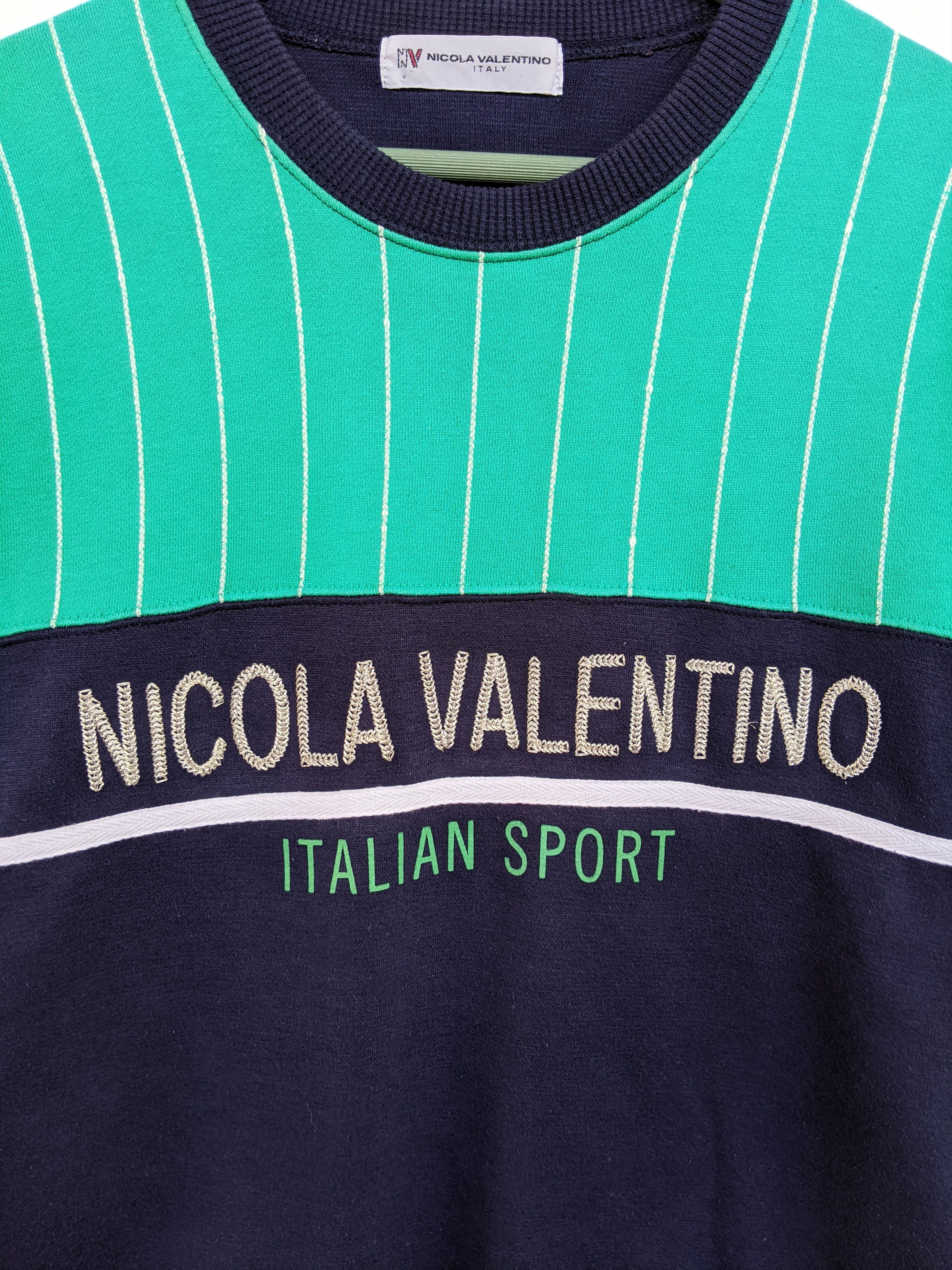 Designer Vintage Nicola Valentino Two Tones Sweatshirt Size US M / EU 48-50 / 2 - 3 Thumbnail
