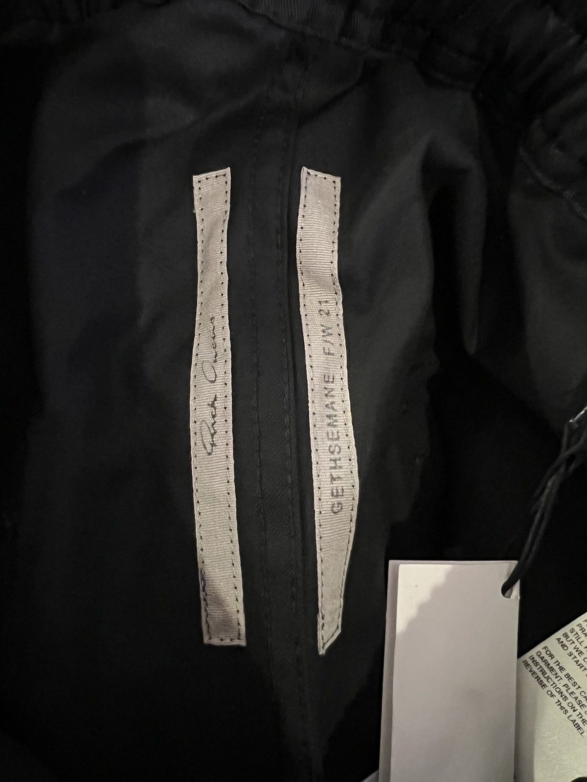 Rick Owens BNWT AW21 RICK OWENS "GETHSEMANE" BELA SHORTS IN BLACK 52 Size US 36 / EU 52 - 8 Thumbnail