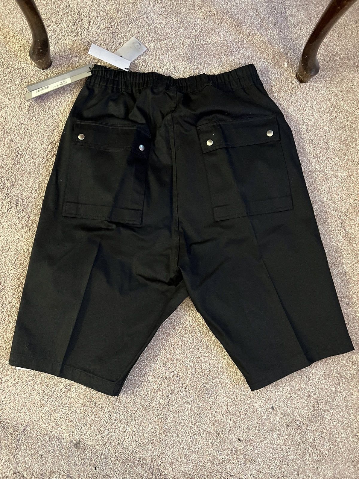 Rick Owens BNWT AW21 RICK OWENS "GETHSEMANE" BELA SHORTS IN BLACK 52 Size US 36 / EU 52 - 5 Thumbnail