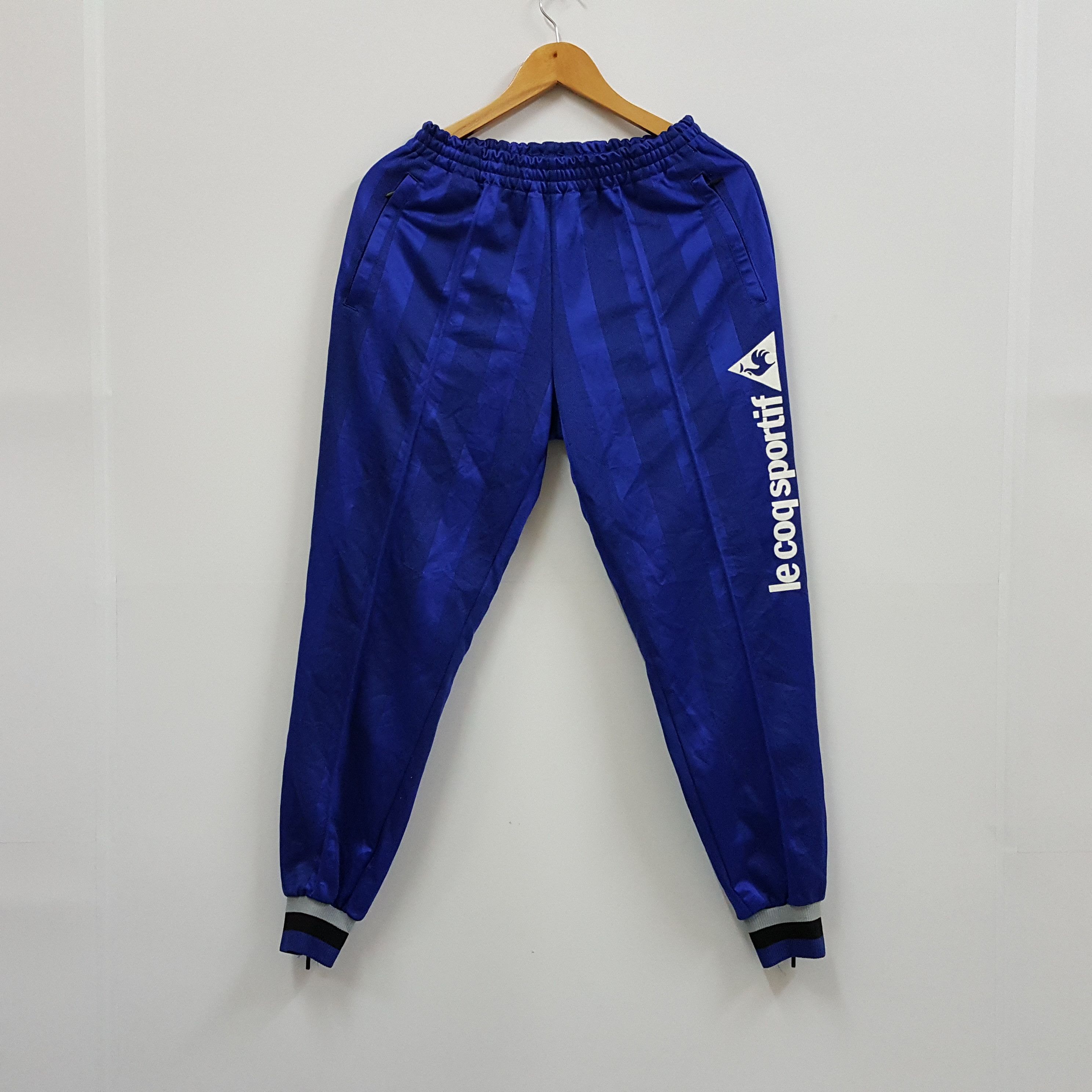 Le Coq Sportif × Vintage Vintage le coq sportif blue sweatpants Size US 33 - 1 Thumbnail