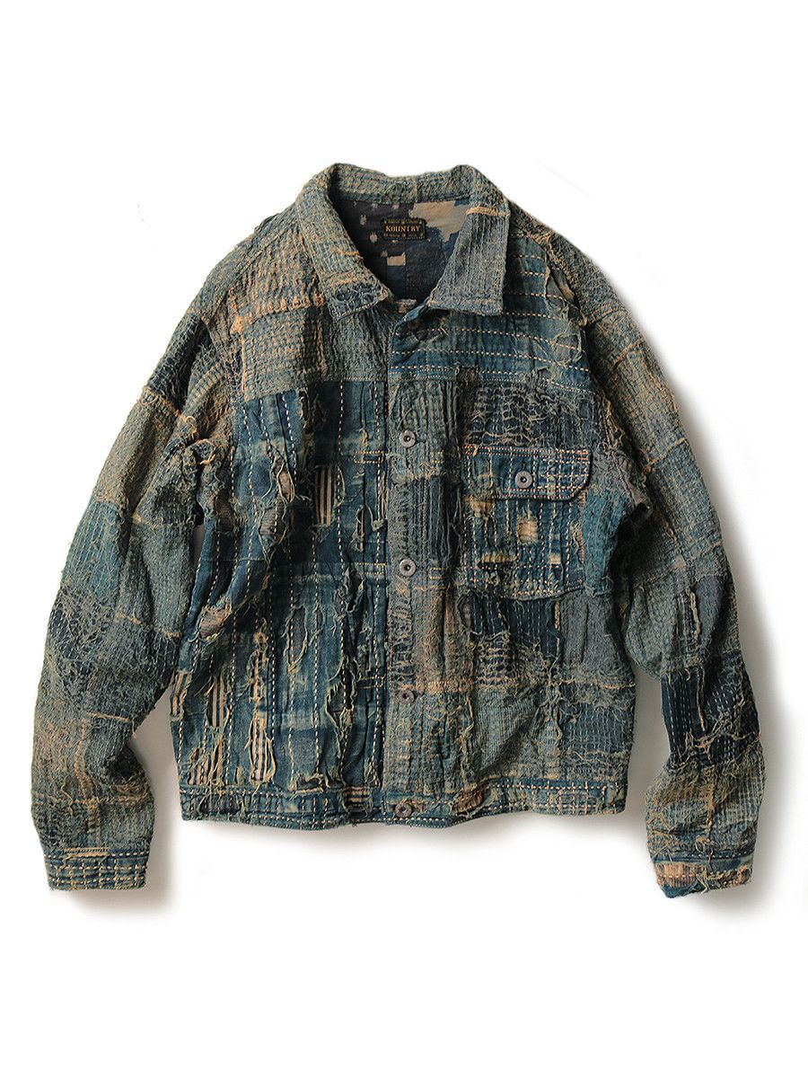 Kapital Kapital 2022 SS 1st Boro Denim Jacket Size US L / EU 52-54 / 3 - 10 Thumbnail