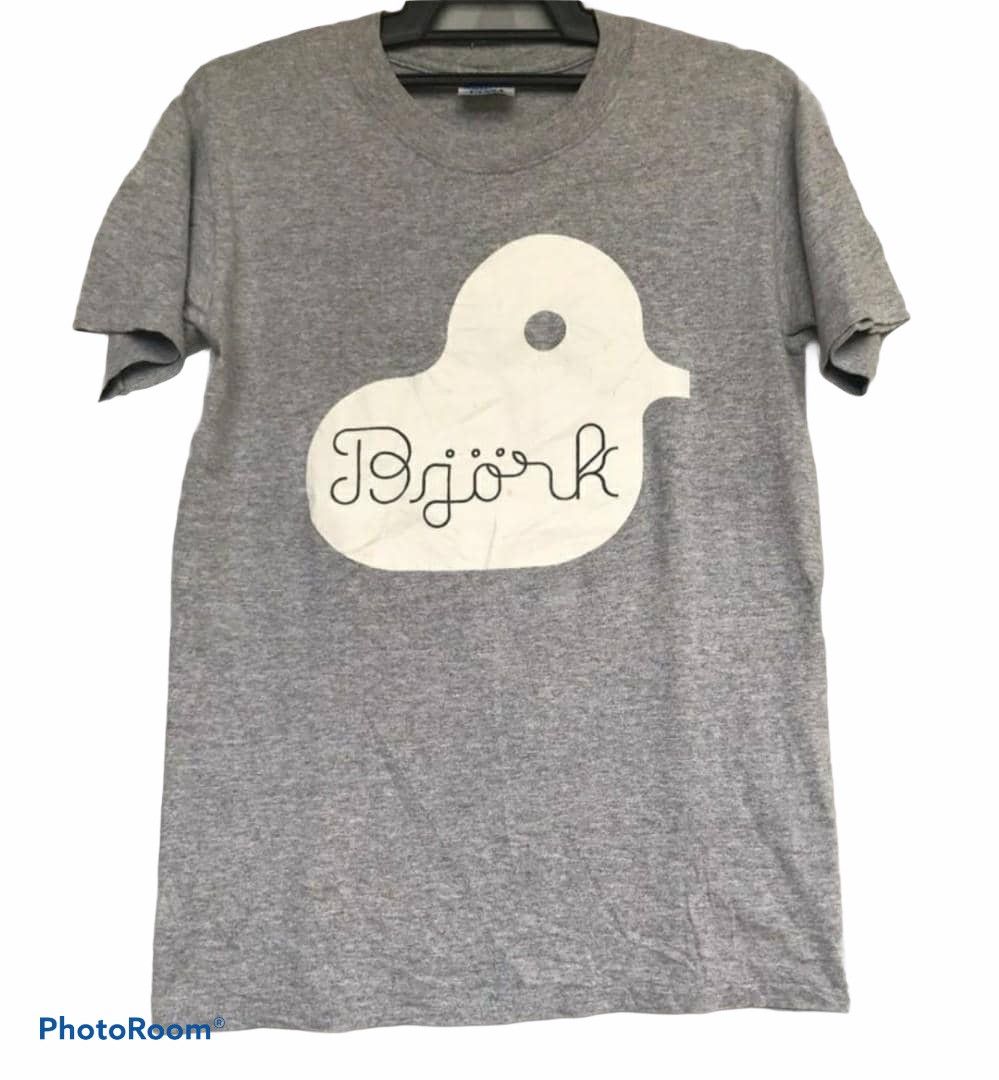 image of Band Tees Vintage Björk Tee in Grey, Men's (Size Medium)