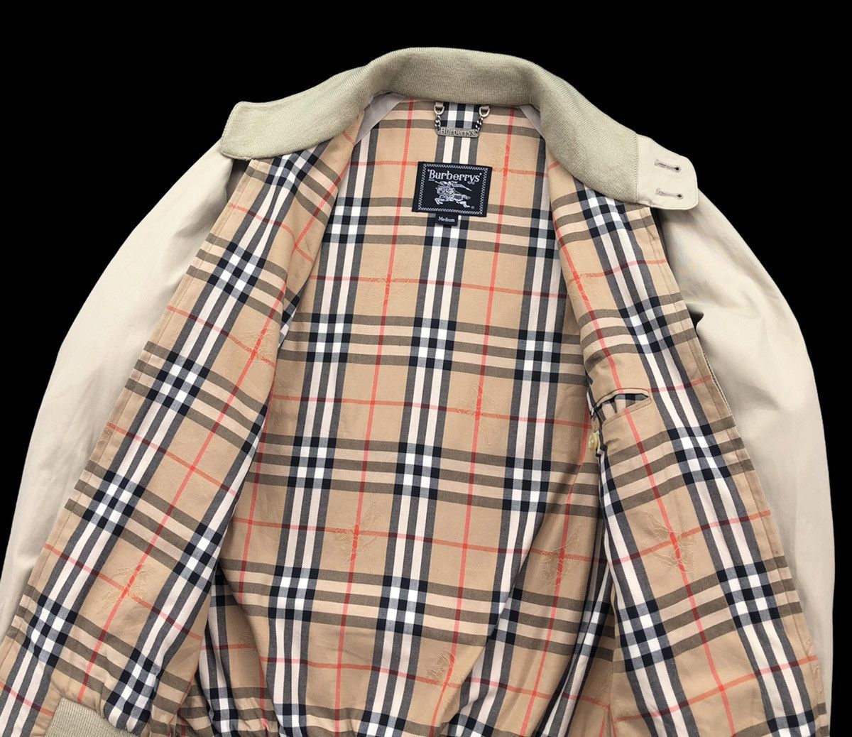 Burberry Vintage Burberrys Prorsum Lined Novacheck Bomber Jacket Size US M / EU 48-50 / 2 - 4 Thumbnail