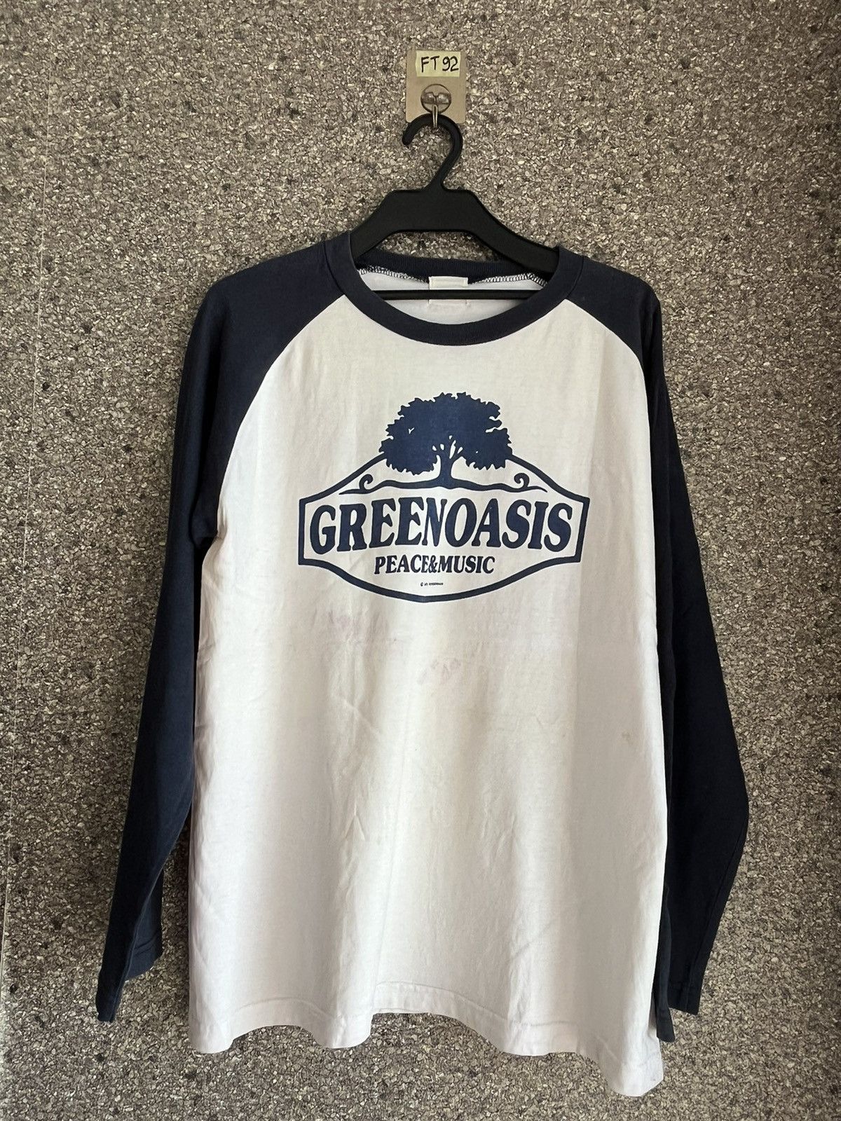 image of Vintage Green Oasis Ft92 in White, Men's (Size XL)