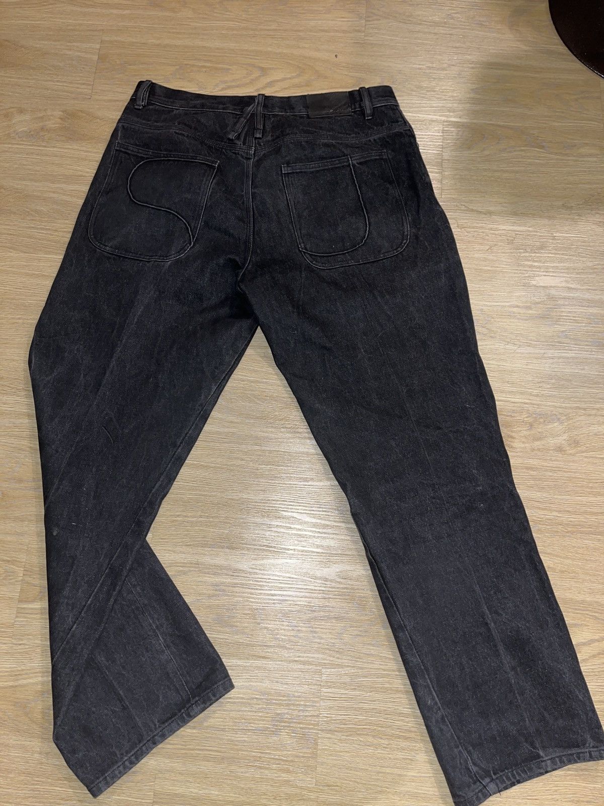 Sean John 90s Vintage Baggy Jeans Black Denim