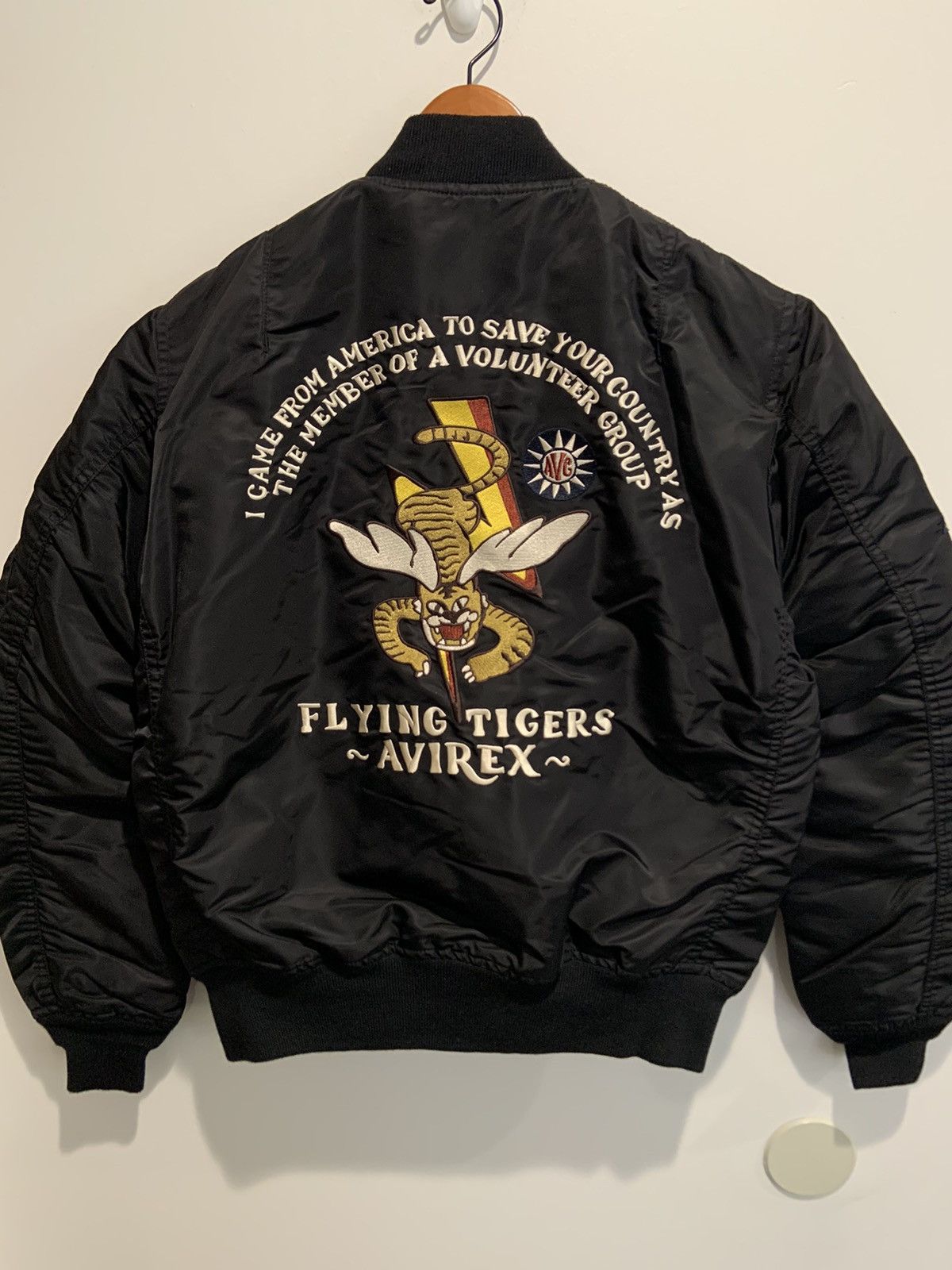 Vintage Avirex Flying Tigers MA 1 Bomber Jacket | Grailed