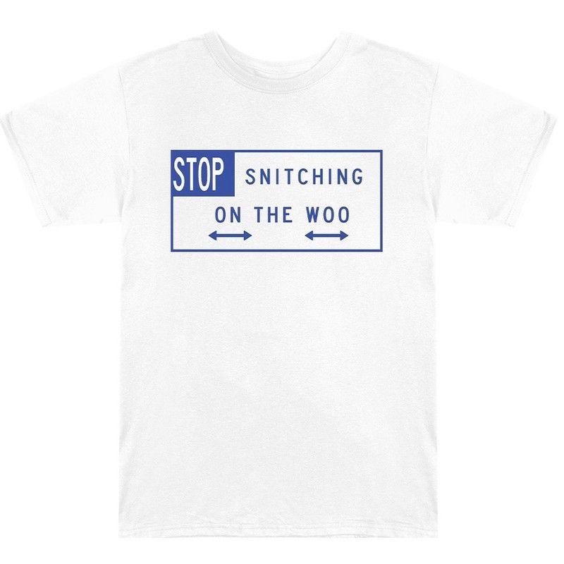 Vlone Vlone x Pop Smoke Stop Snitching Tee Size US XL / EU 56 / 4 - 2 Thumbnail