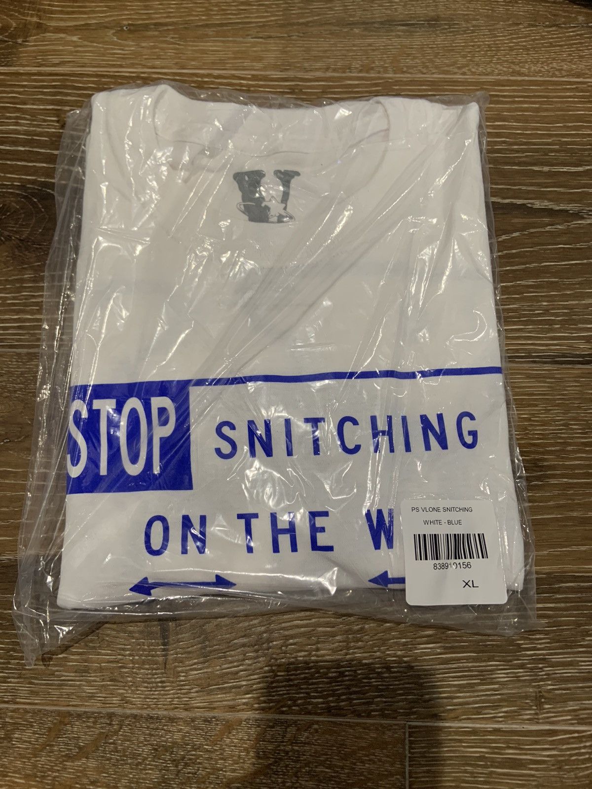 Vlone Vlone x Pop Smoke Stop Snitching Tee Size US XL / EU 56 / 4 - 3 Thumbnail