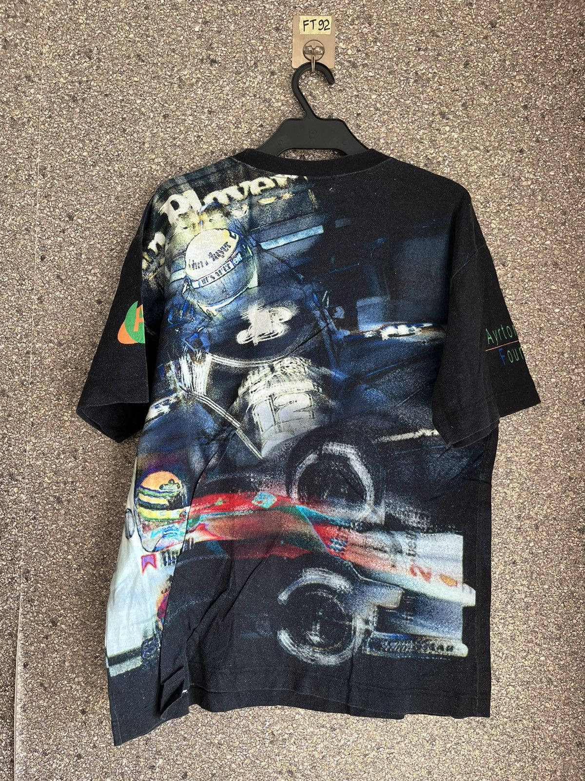 Vintage Ayrton senna ft92 Size US L / EU 52-54 / 3 - 5 Thumbnail