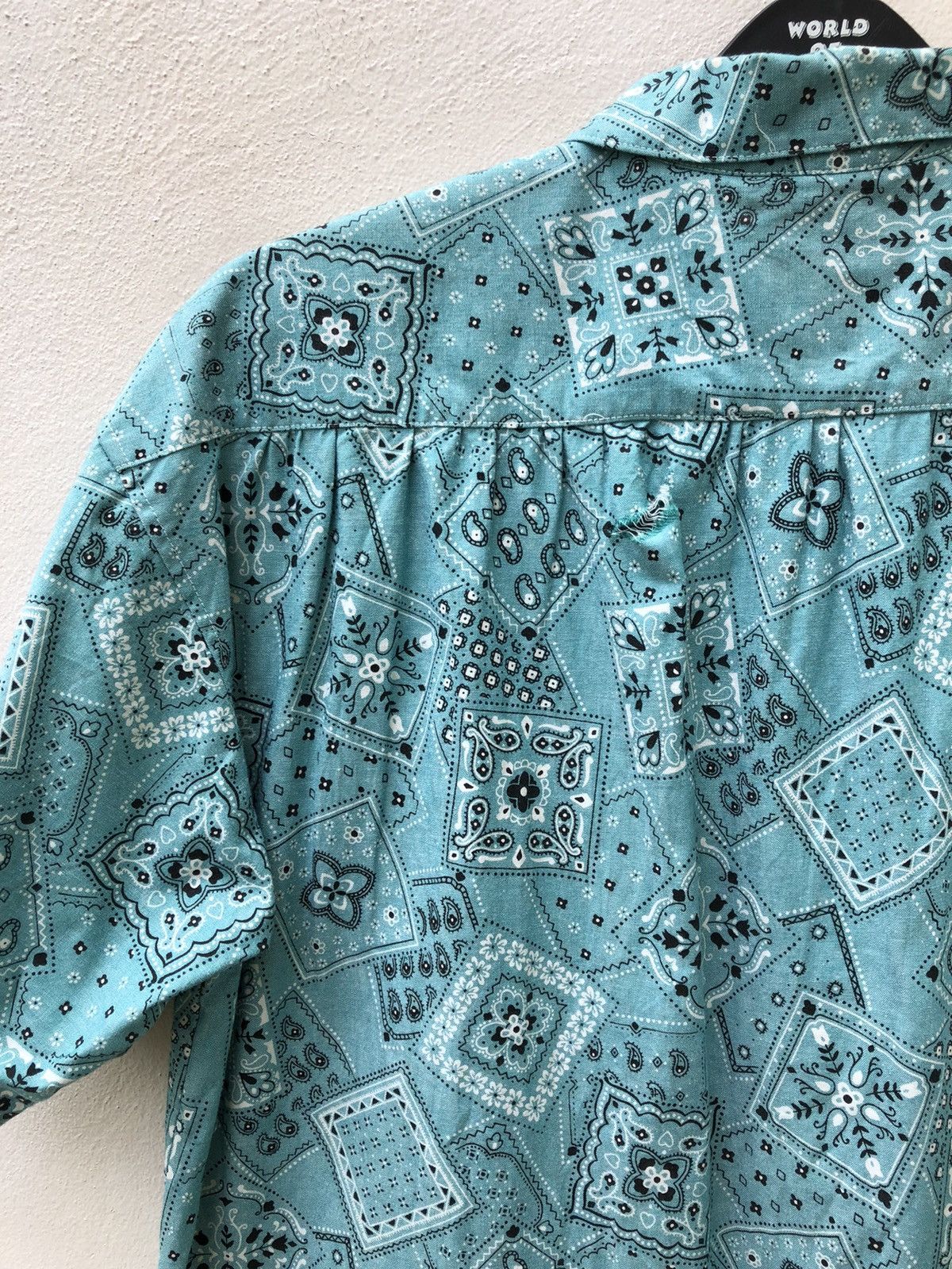 Vintage ICE FIRE JAPAN Two Pocket Paisley Oversize Shirt Size US L / EU 52-54 / 3 - 16 Thumbnail