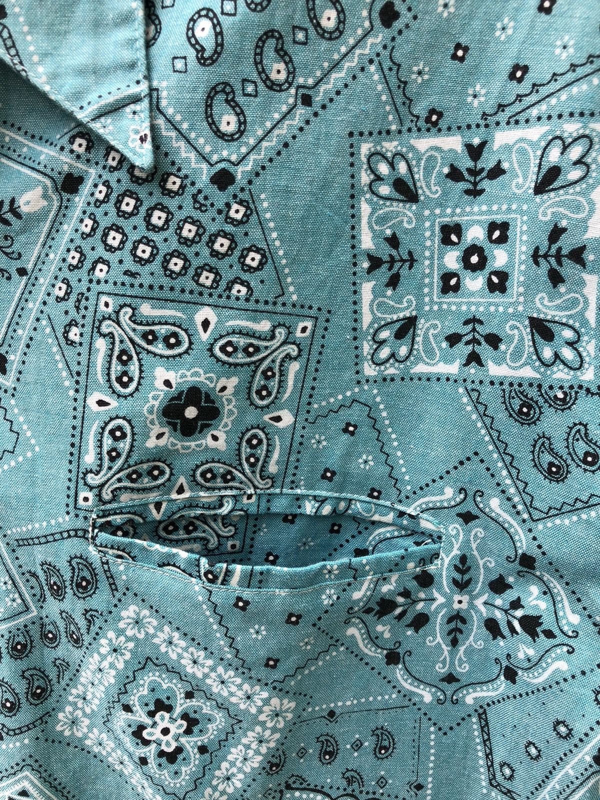 Vintage ICE FIRE JAPAN Two Pocket Paisley Oversize Shirt Size US L / EU 52-54 / 3 - 8 Thumbnail