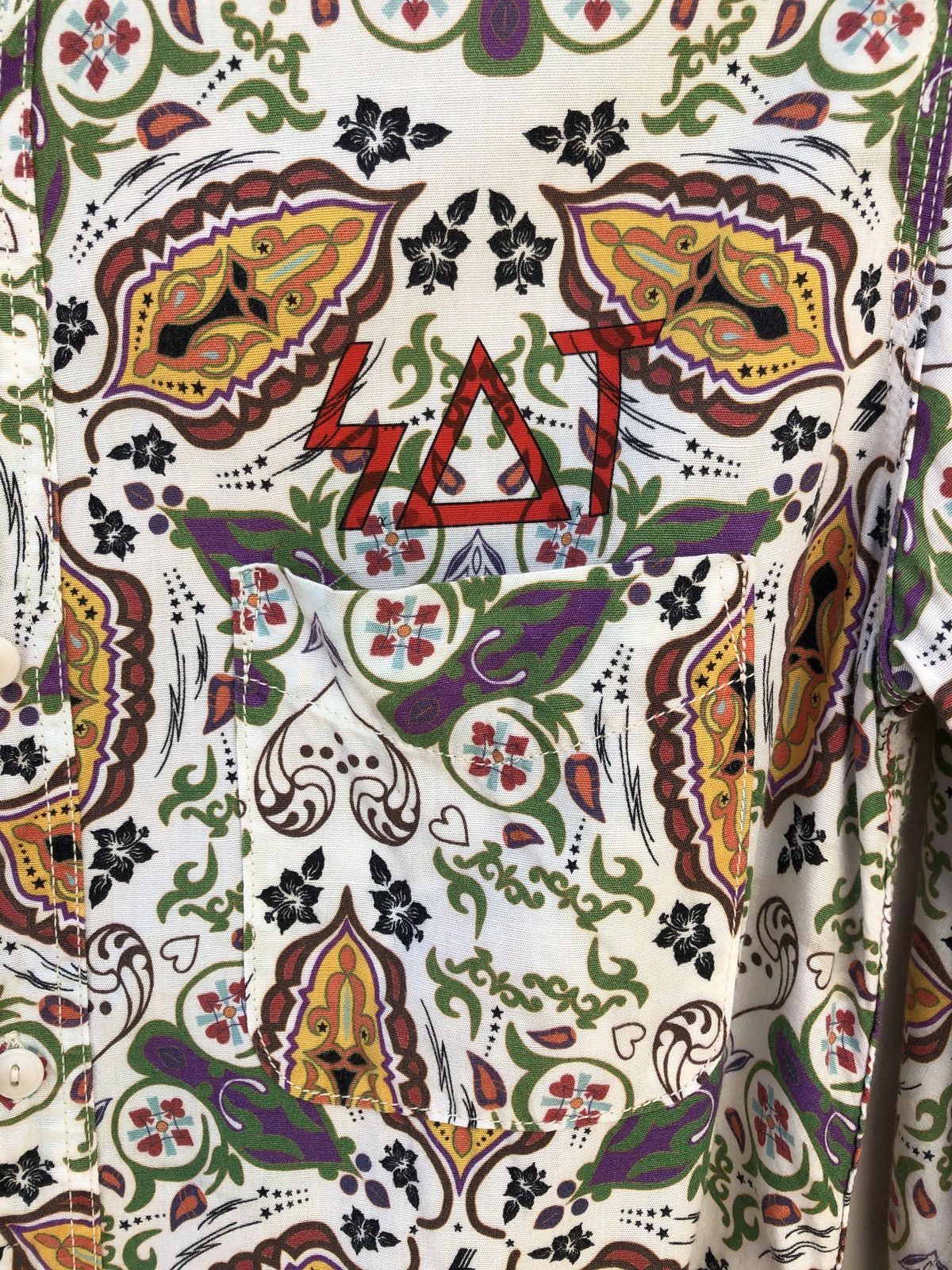 Vintage Japan Brand Steam & Thread Paisley Rayon Blend Shirt Size US S / EU 44-46 / 1 - 2 Thumbnail