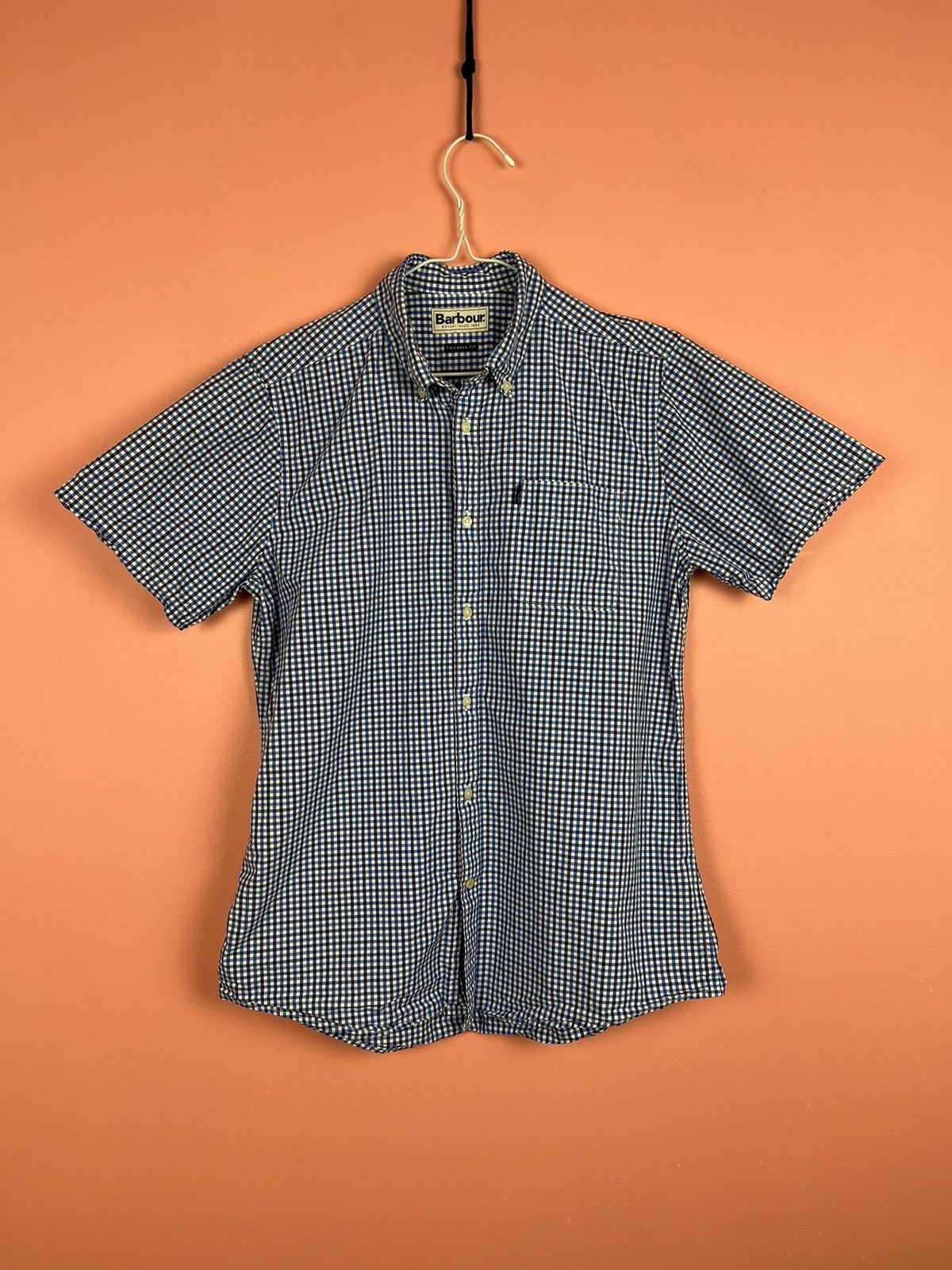 Barbour Barbour short sleeve shirt button quilt Size US M / EU 48-50 / 2 - 1 Thumbnail