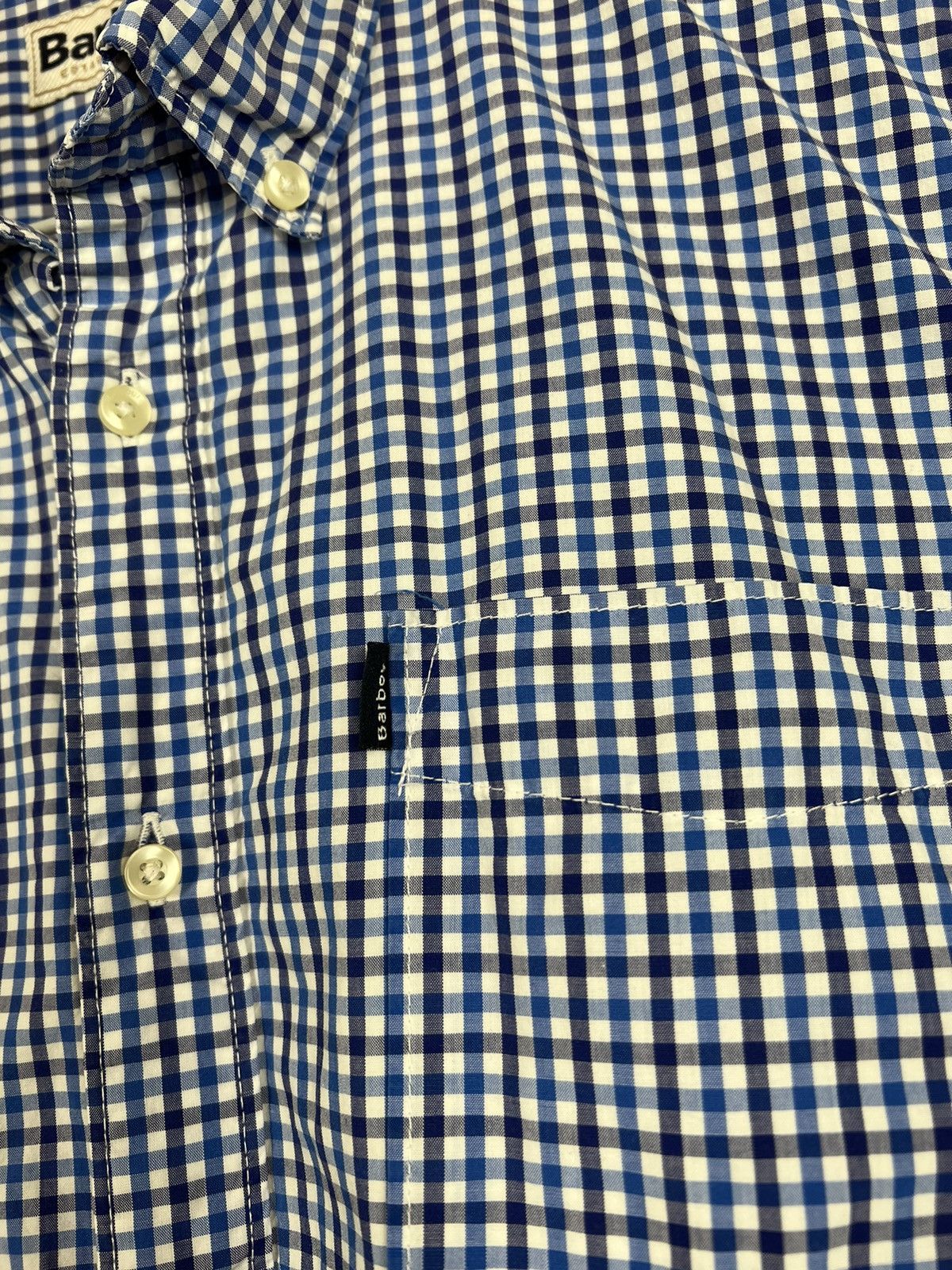 Barbour Barbour short sleeve shirt button quilt Size US M / EU 48-50 / 2 - 3 Thumbnail