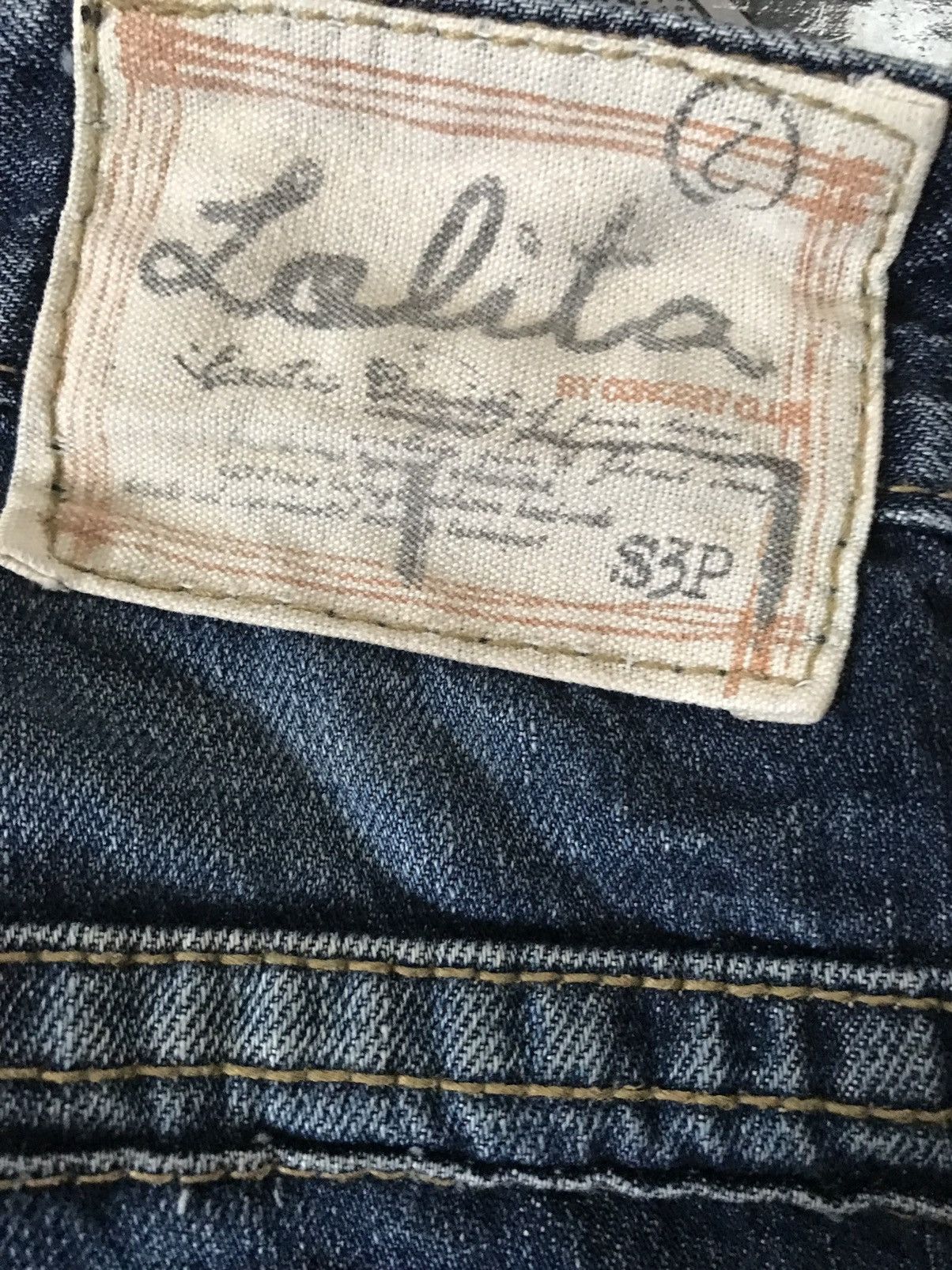 Hysteric Glamour 💥Vintage Japanese Yoshitomo Nara Lolita Skull Denim Size US 29 - 12 Thumbnail