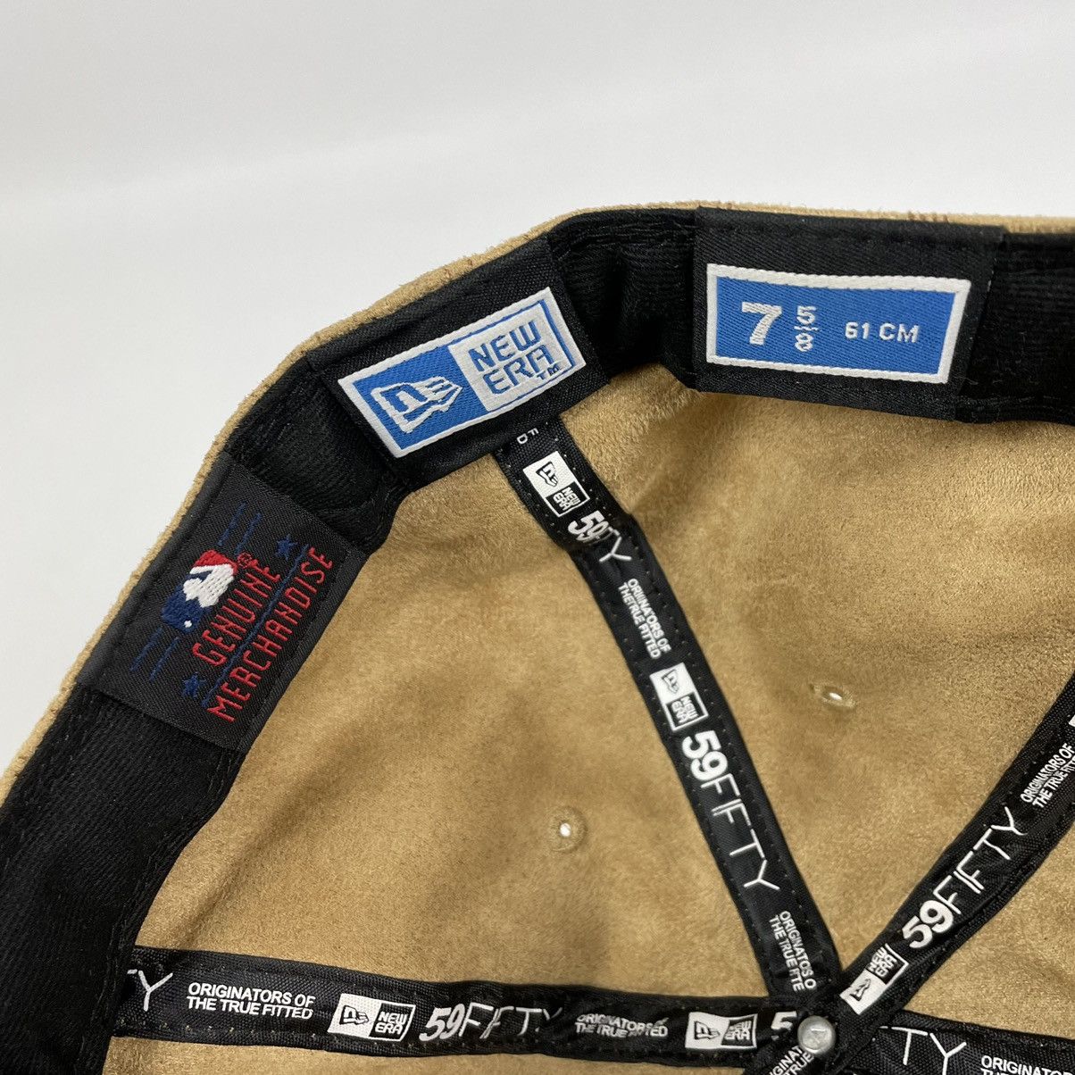 MLB New Era Tan Suede New York Yankees Hat 7 5/8 Size ONE SIZE - 9 Thumbnail