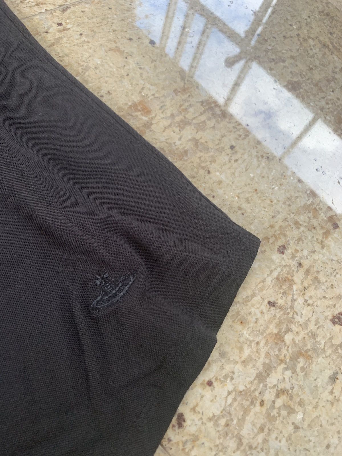 Vivienne Westwood V Neck Polo, SS in Black Size US M / EU 48-50 / 2 - 3 Thumbnail