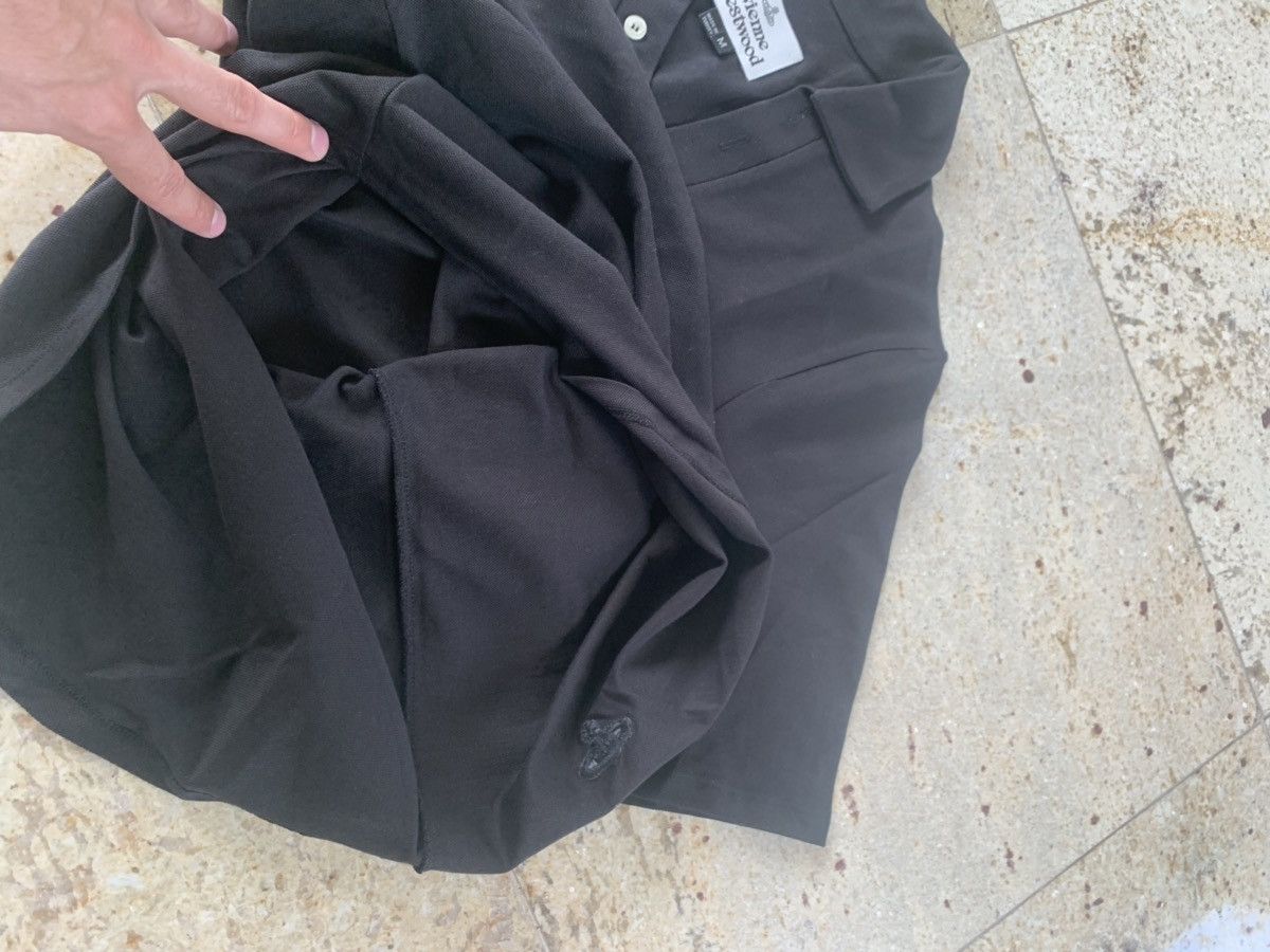 Vivienne Westwood V Neck Polo, SS in Black Size US M / EU 48-50 / 2 - 10 Thumbnail